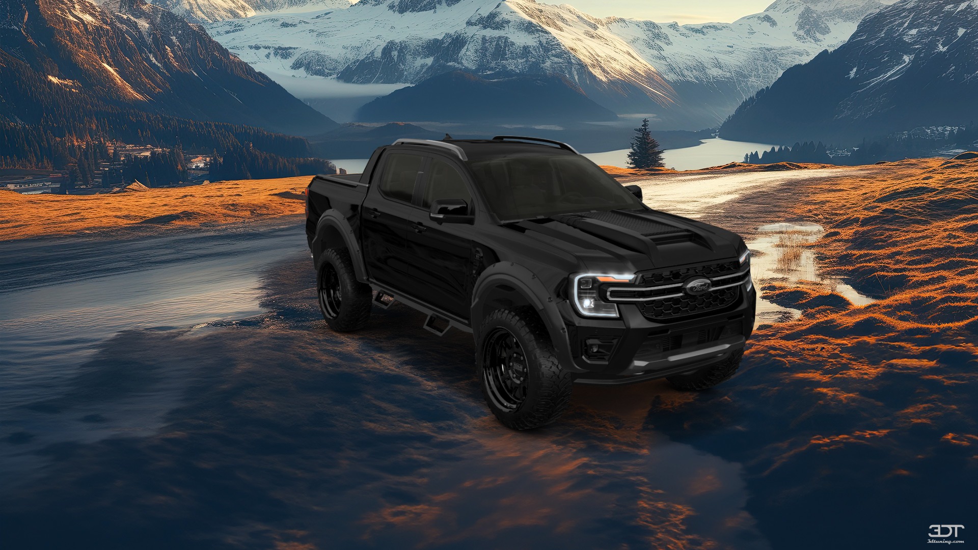 Ford Ranger 4 Door pickup truck 2022 tuning
