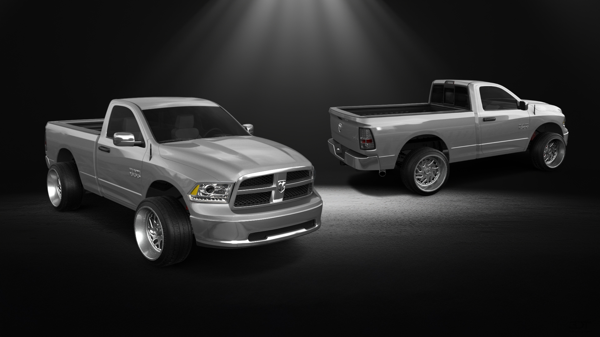 Dodge Ram 1500 6.4' box Regular Cab 2 Door pickup truck 2009 tuning