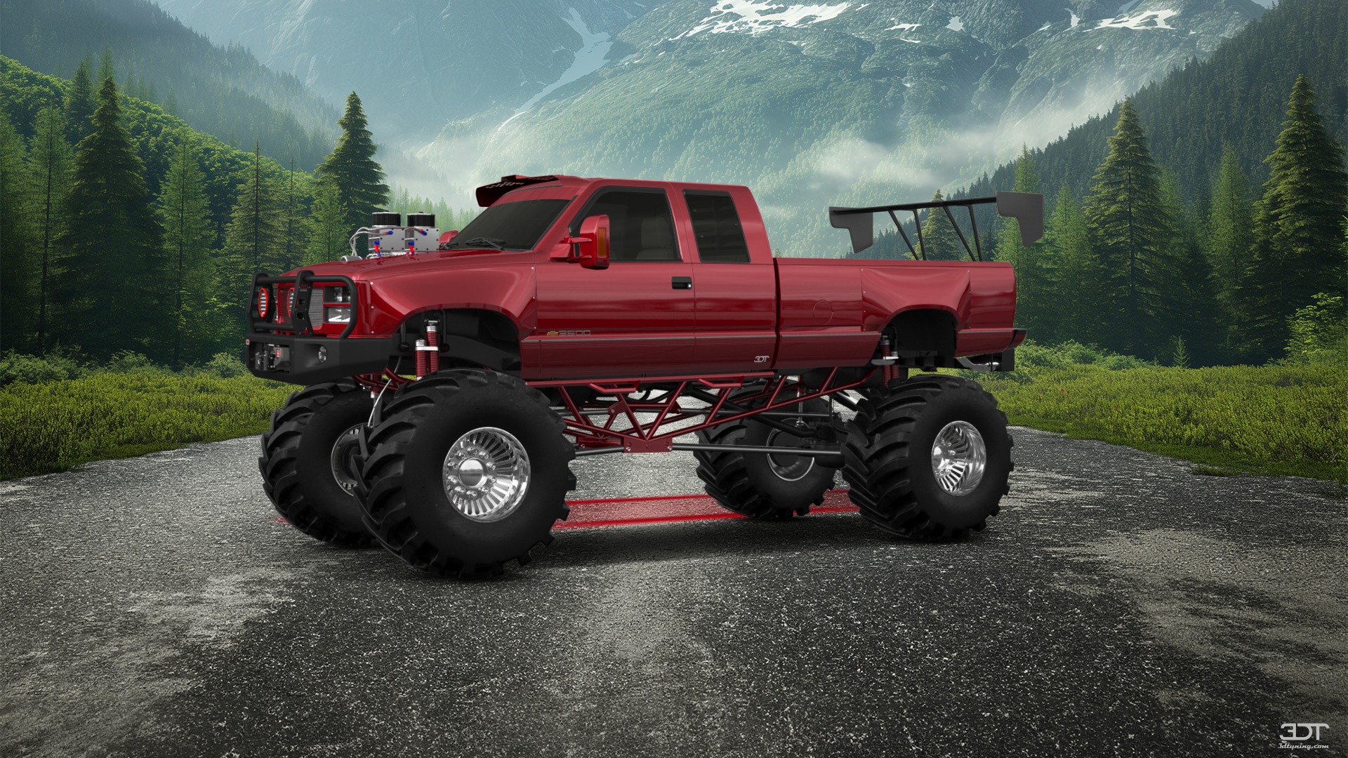 Chevrolet K3500 Extended Cab Pickup Truck 1988 tuning