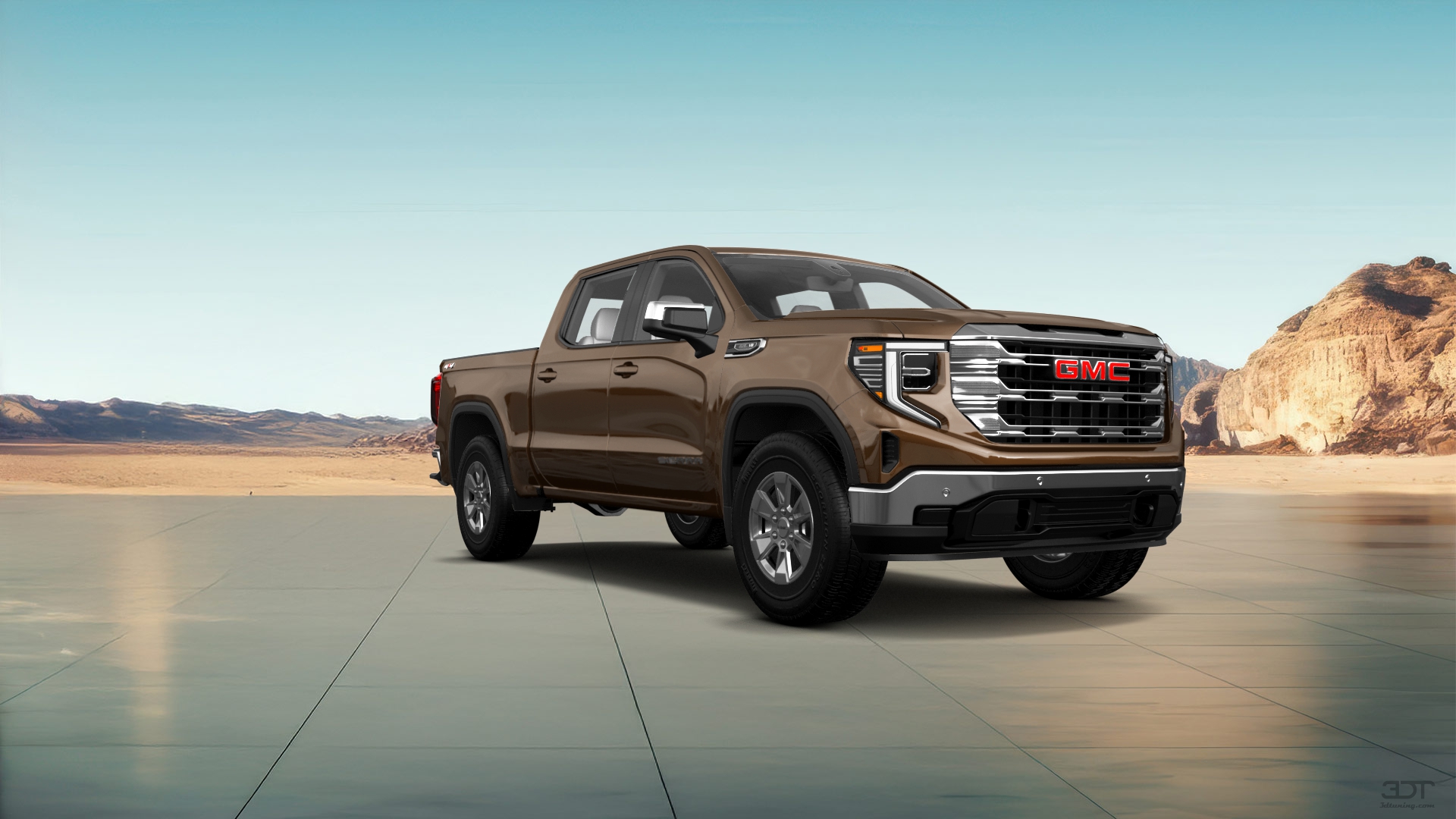 GMC Sierra 1500 Crew Cab 5.8 ft box 4 Door pickup truck 2023 tuning