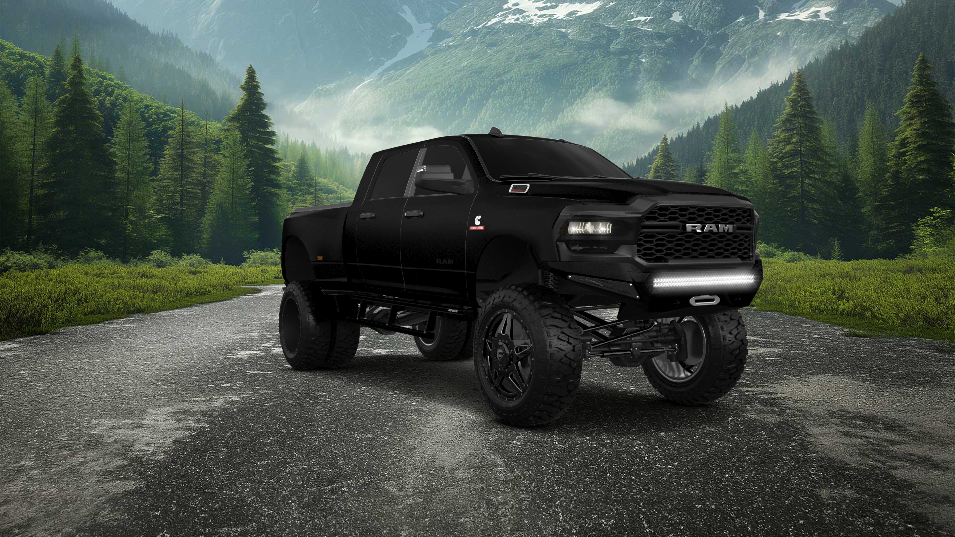 Dodge Ram 3500 4 Door pickup truck 2020 tuning