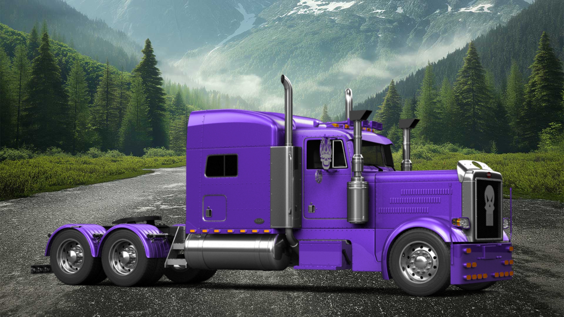 Peterbilt 359 Truck 1987