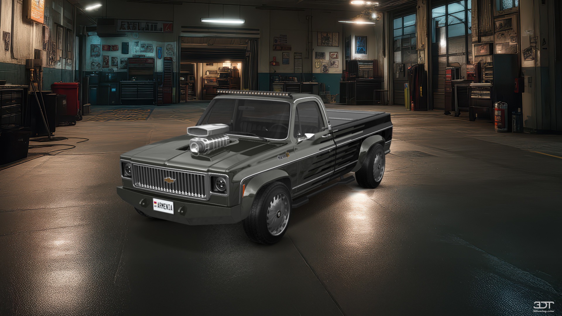 Chevrolet Silverado C-10 2 Door pickup truck 1973 tuning