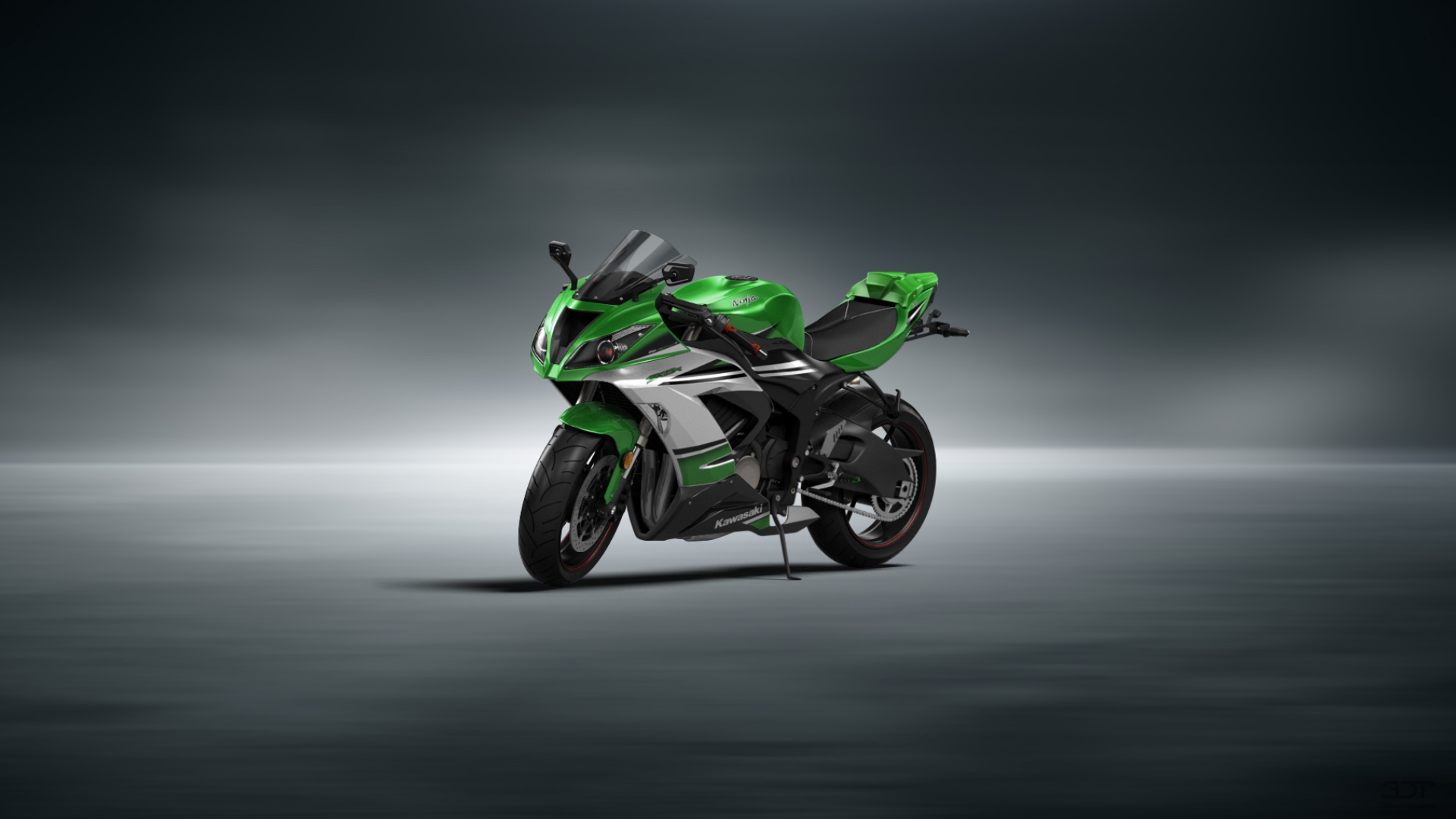 Kawasaki Ninja ZX 6R Sport Bike 2015 tuning