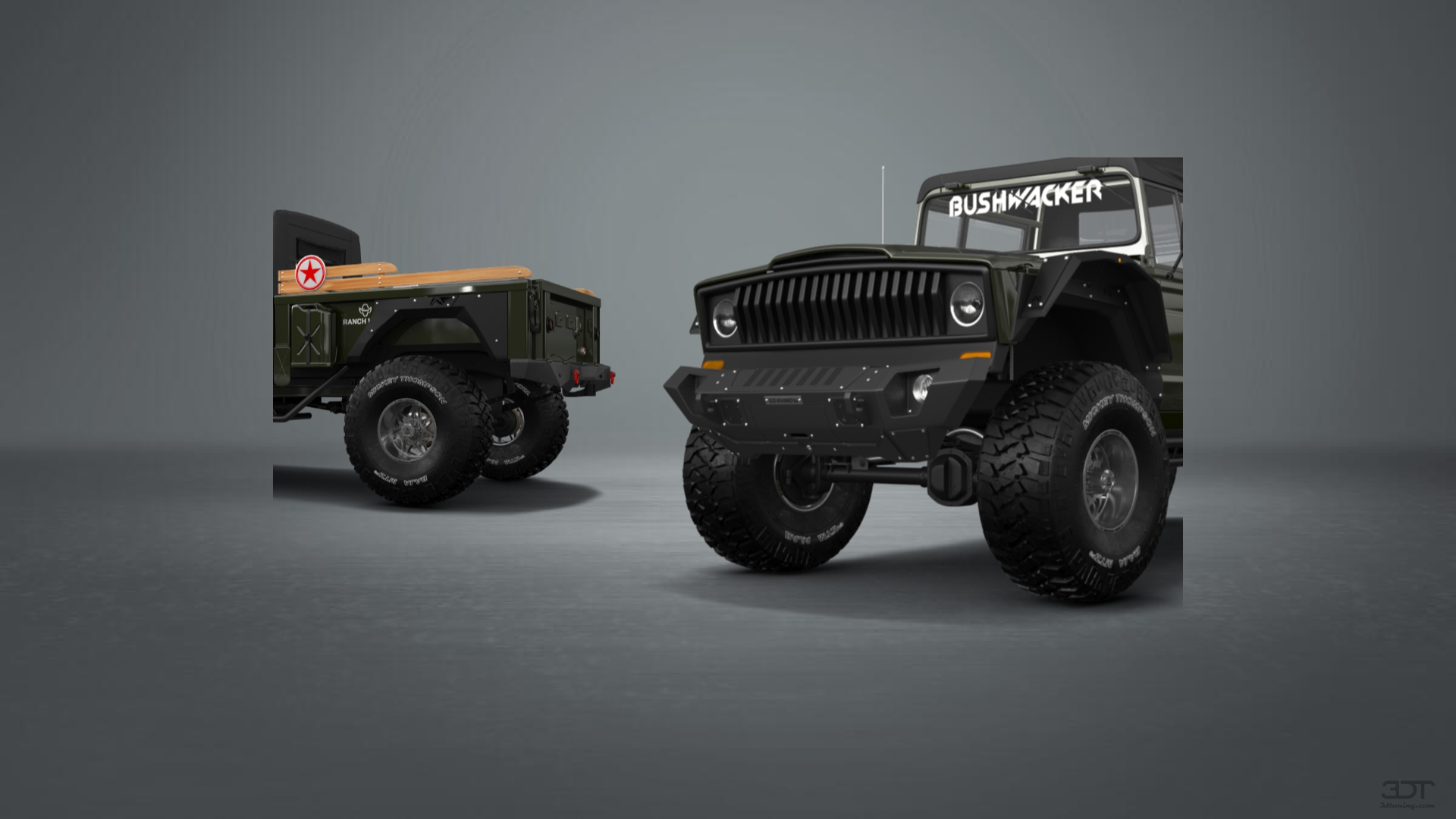Jeep Kaiser M715 2 Door pickup truck 1968 tuning