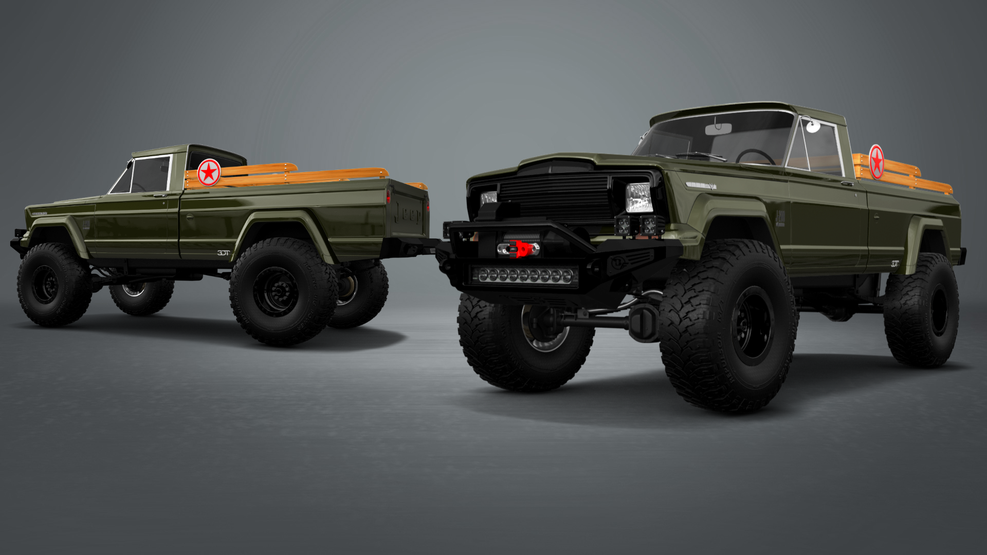 Jeep Gladiator SJ 2 Door pickup truck 1988 tuning