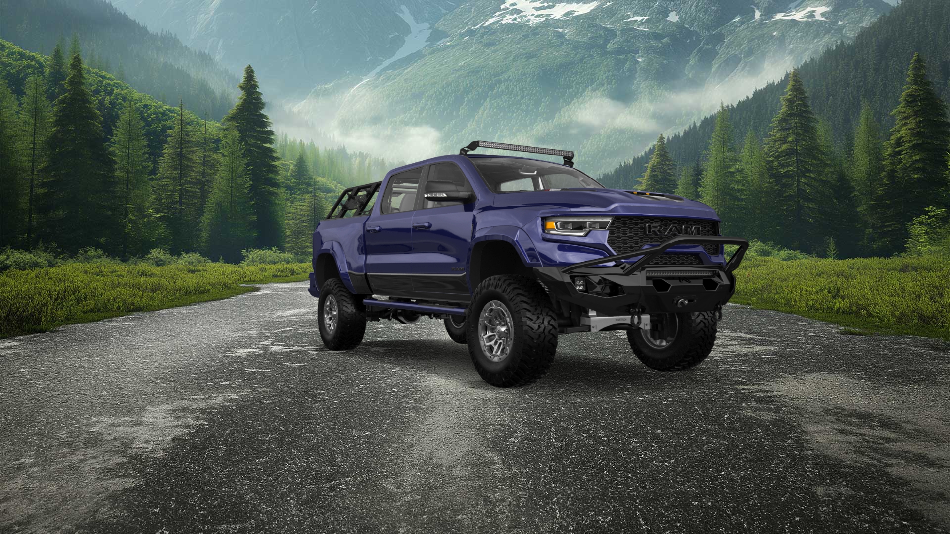Dodge Ram 1500 TRX 4 Door pickup truck 2021