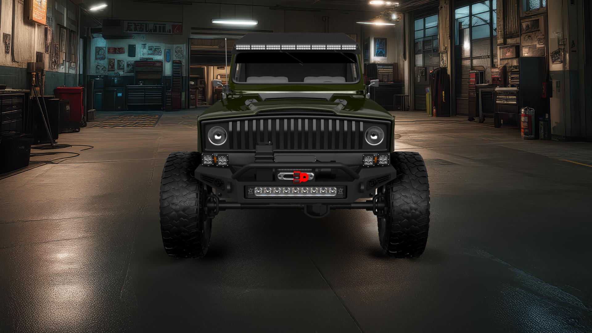 Jeep Kaiser M715 2 Door pickup truck 1968 tuning