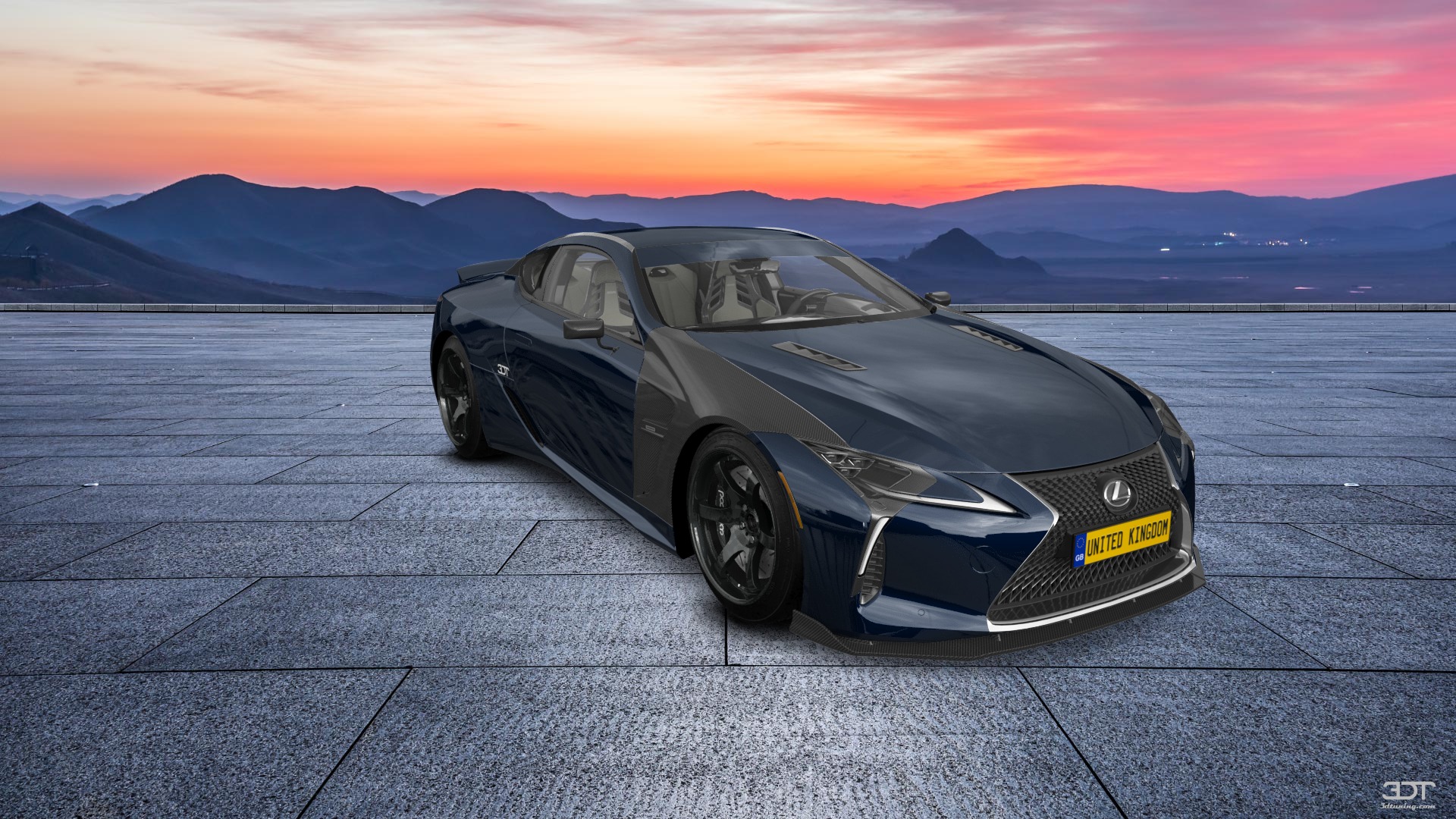 Lexus LC500 2 door fastback coupe 2017 tuning