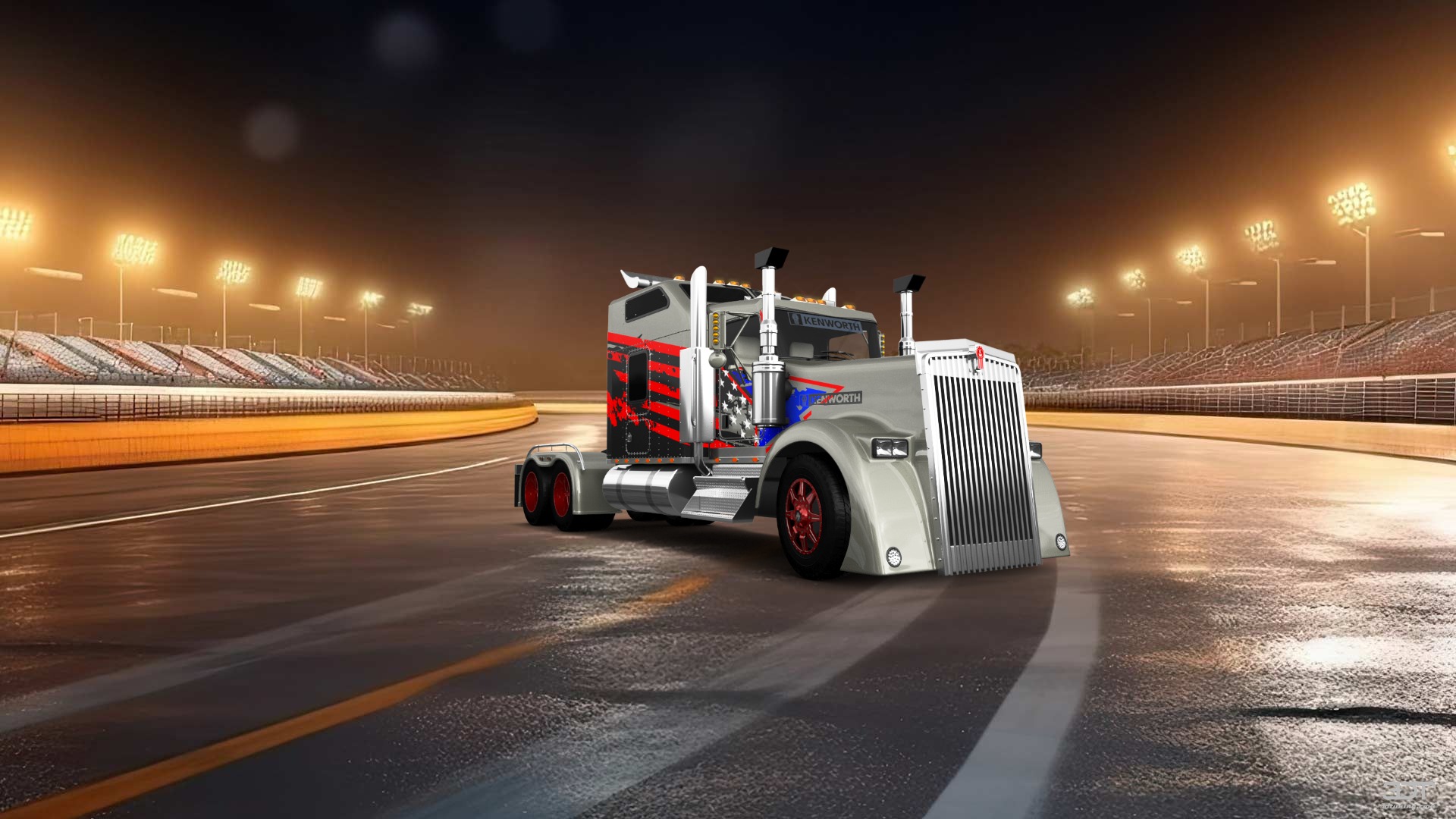 Kenworth W900 Sleeper Cab Truck 2015