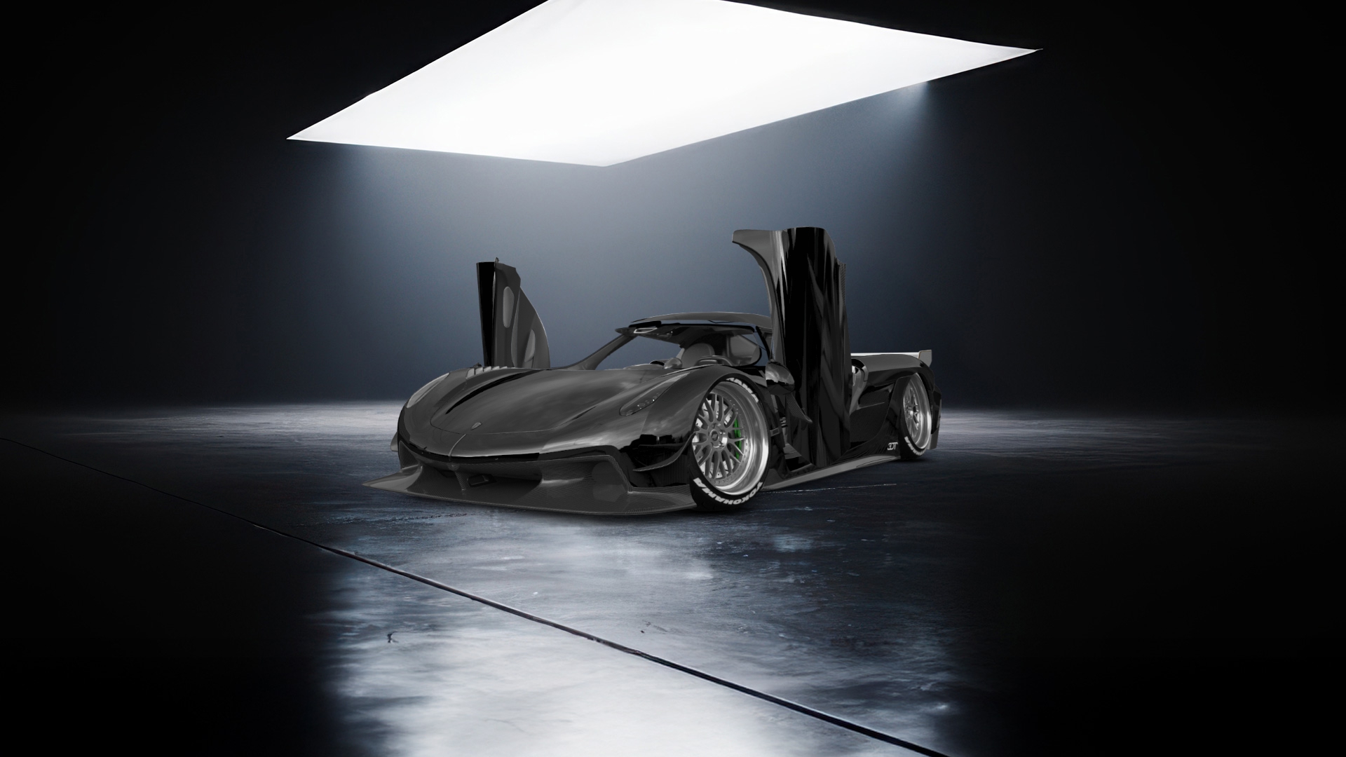 Koenigsegg Jesko 2 door targa top 2020 tuning