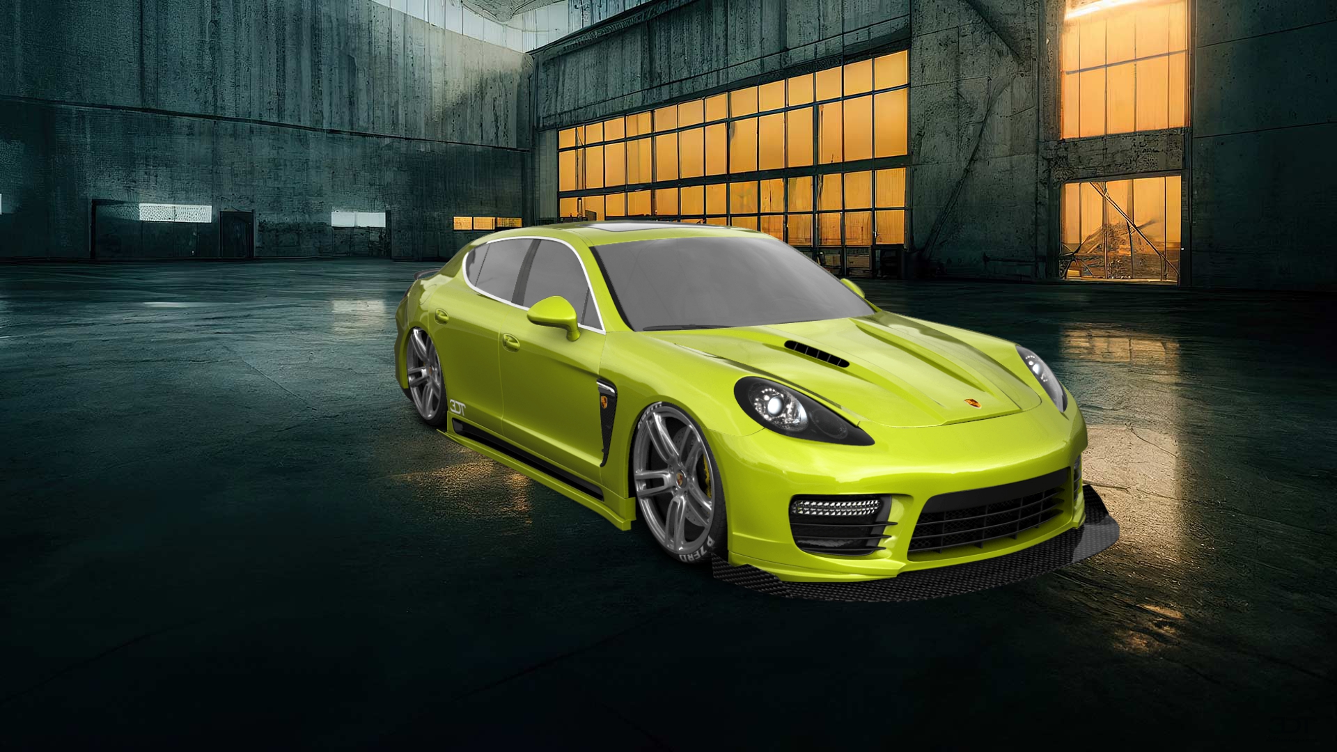 Porsche Panamera 4 door fastback saloon 2011 tuning