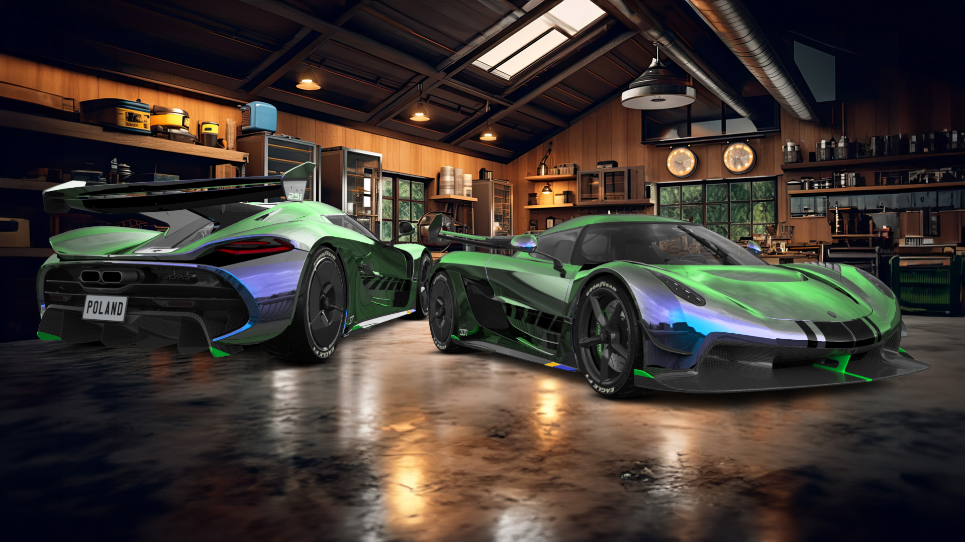 Koenigsegg Jesko 2 door targa top 2020