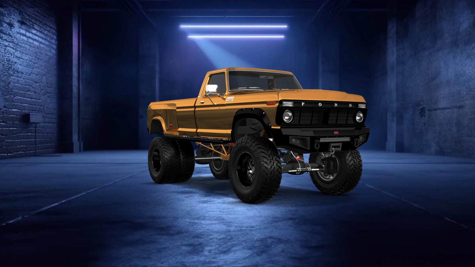 Ford F-350 Dually 2 Door pickup truck 1974