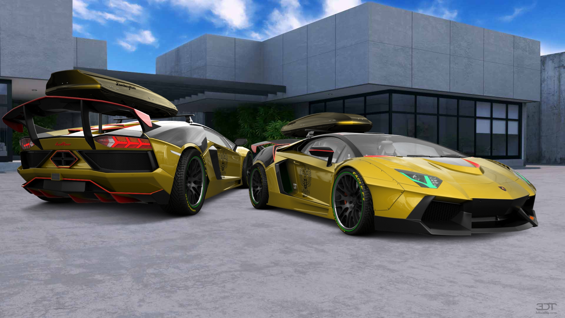 Lamborghini Aventador 2 Door Coupe 2012 tuning