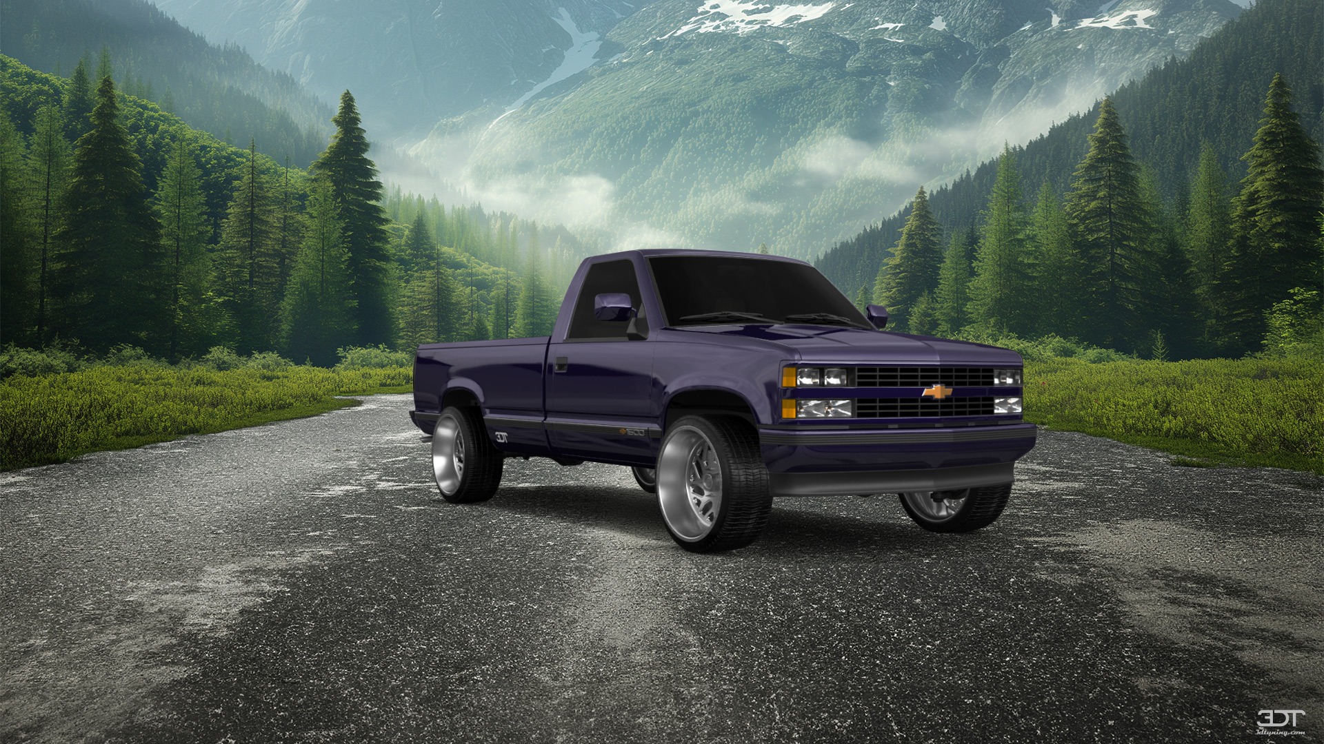 Chevrolet K1500 Regular Cab Fleetside Pickup 1988