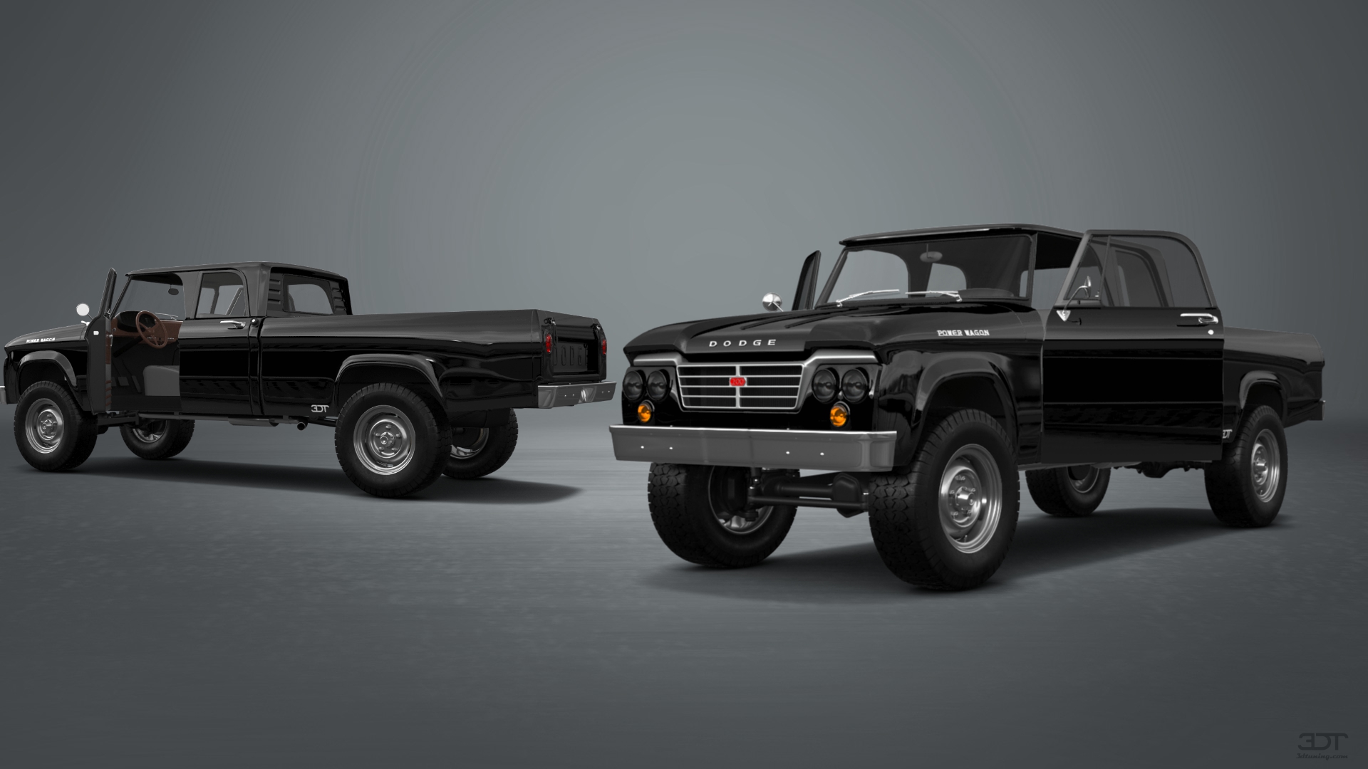 Dodge Power Wagon 4 Door pickup truck 1964 tuning