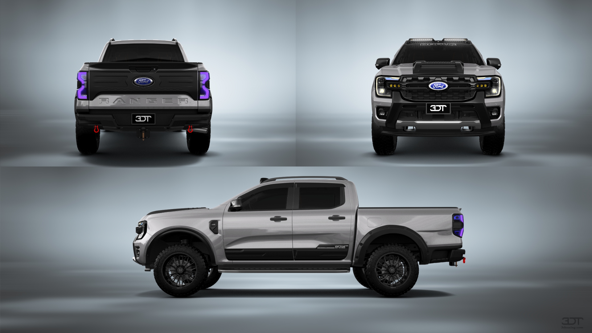 Ford Ranger 4 Door pickup truck 2022 tuning