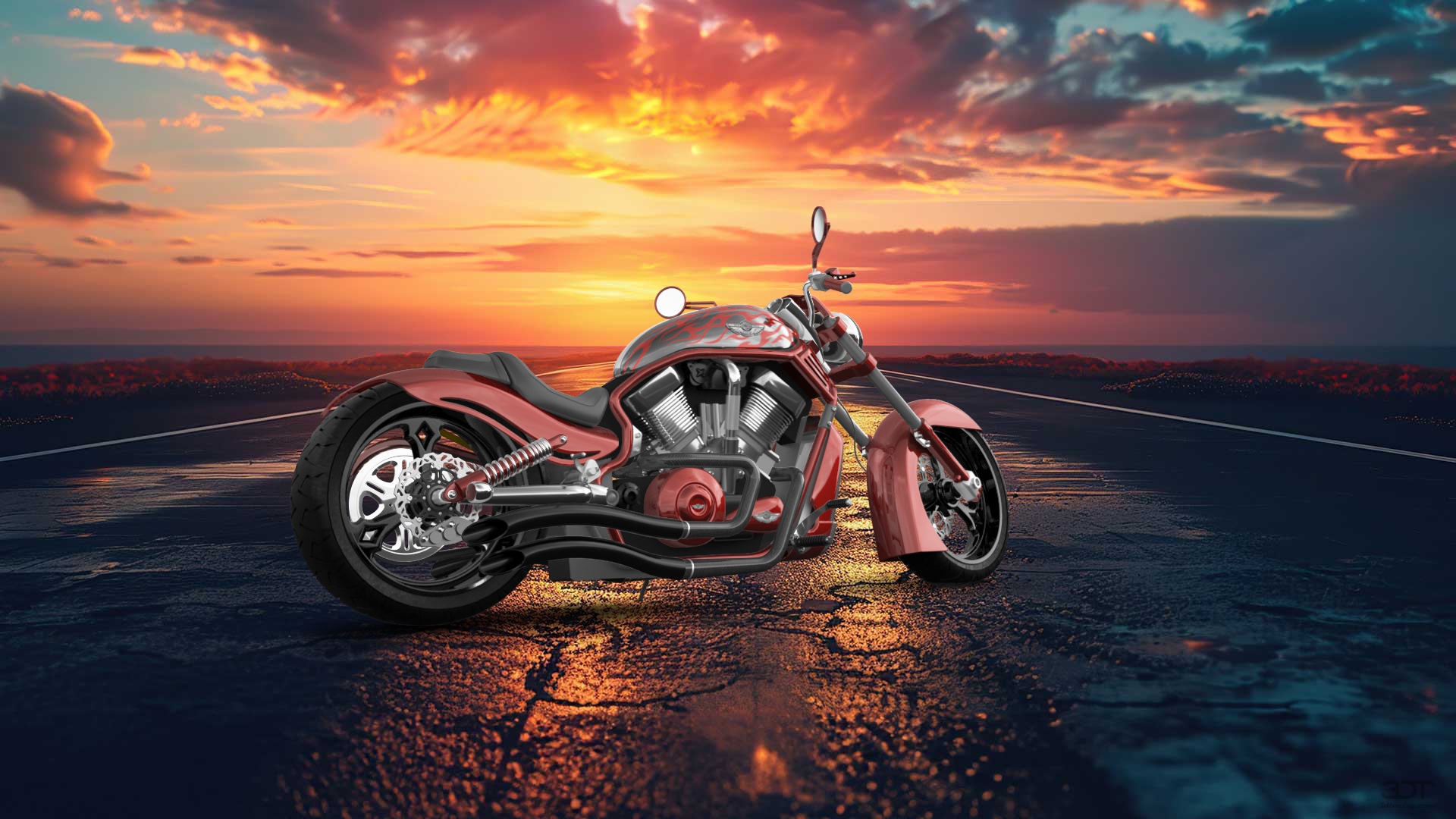 Harley-Davidson Custom Chopper Cruiser 2011