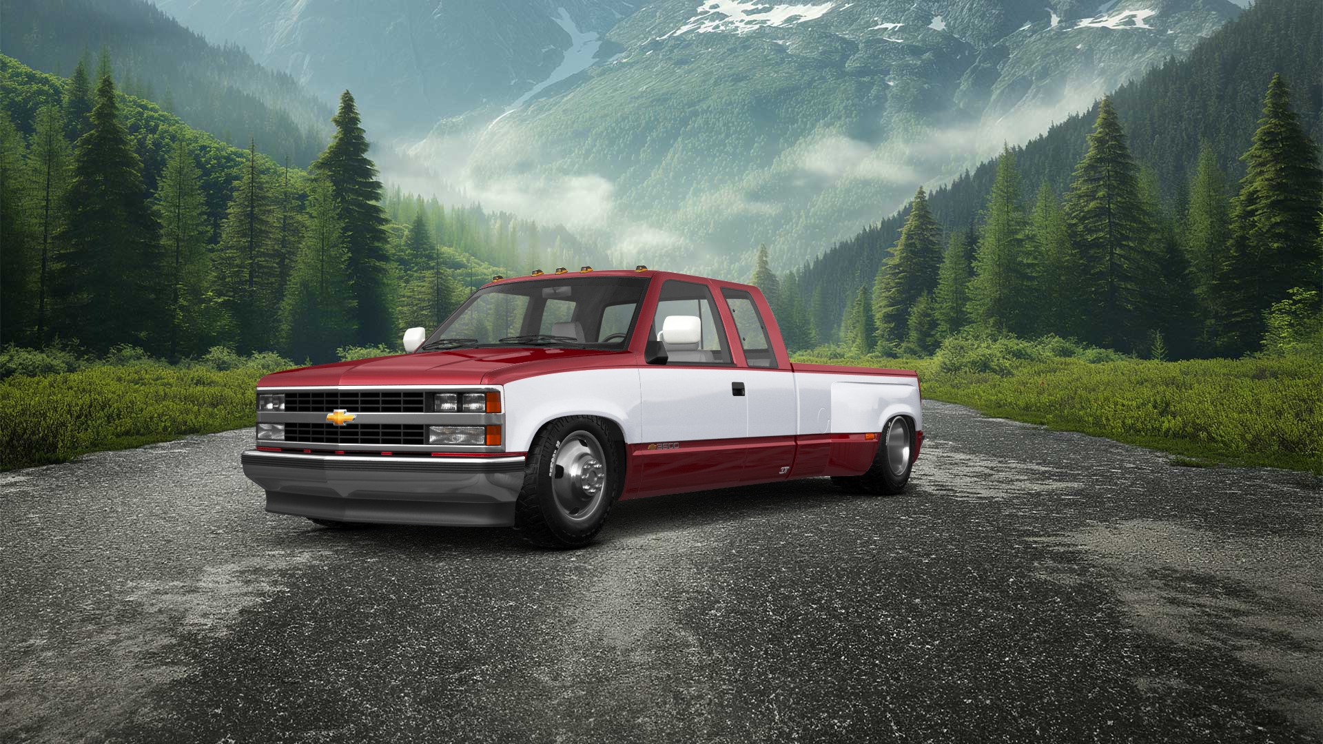 Chevrolet K3500 Extended Cab Pickup Truck 1988