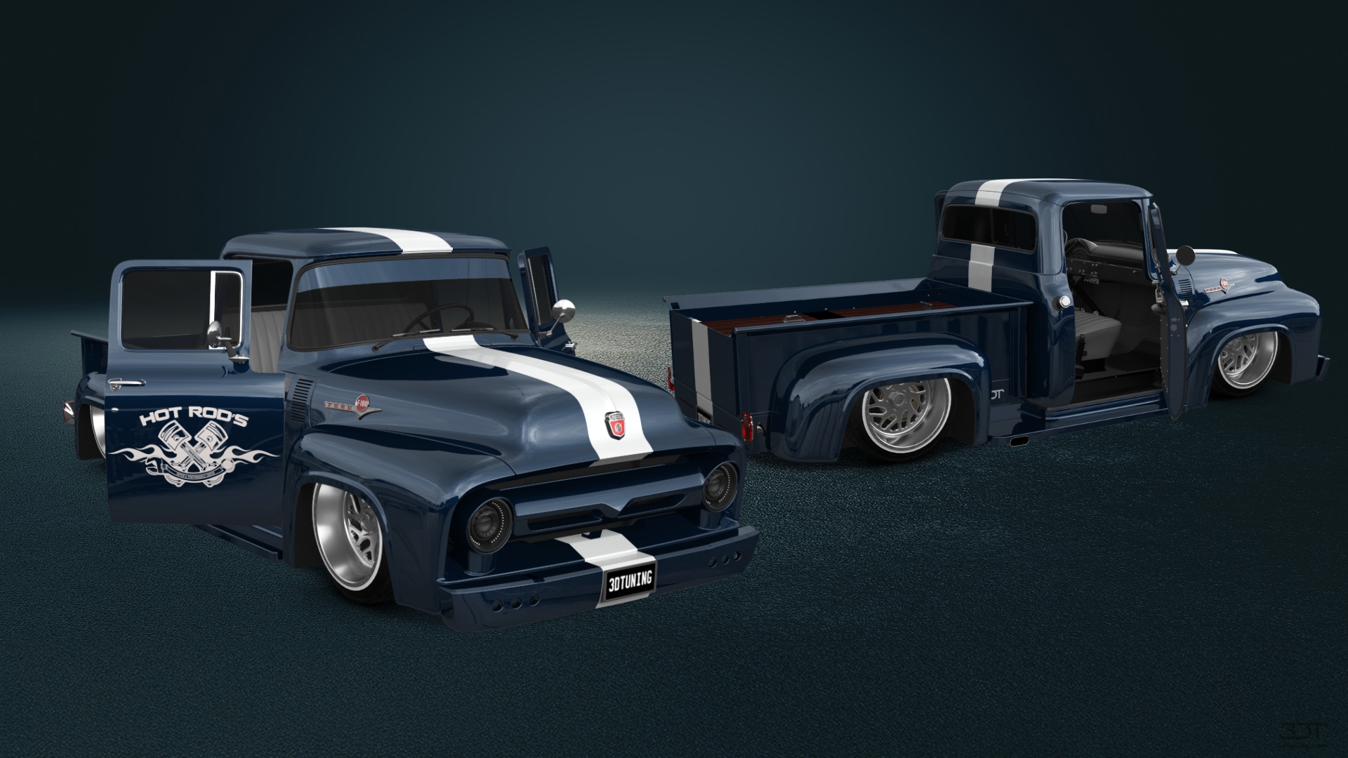 Ford F-100 2 Door truck 1956 tuning