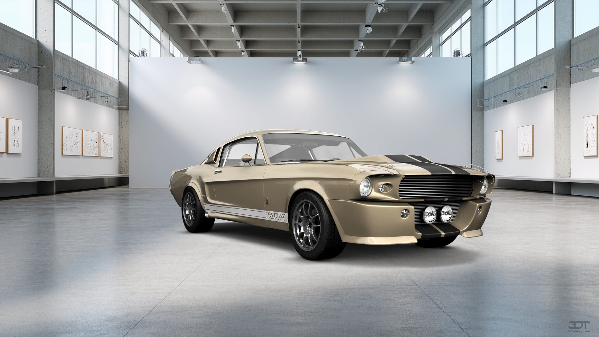 Mustang GT500 2 Door Coupe 1968 tuning