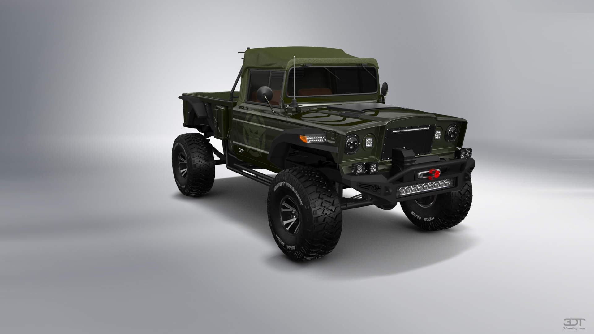 Jeep Kaiser M715 2 Door pickup truck 1968 tuning