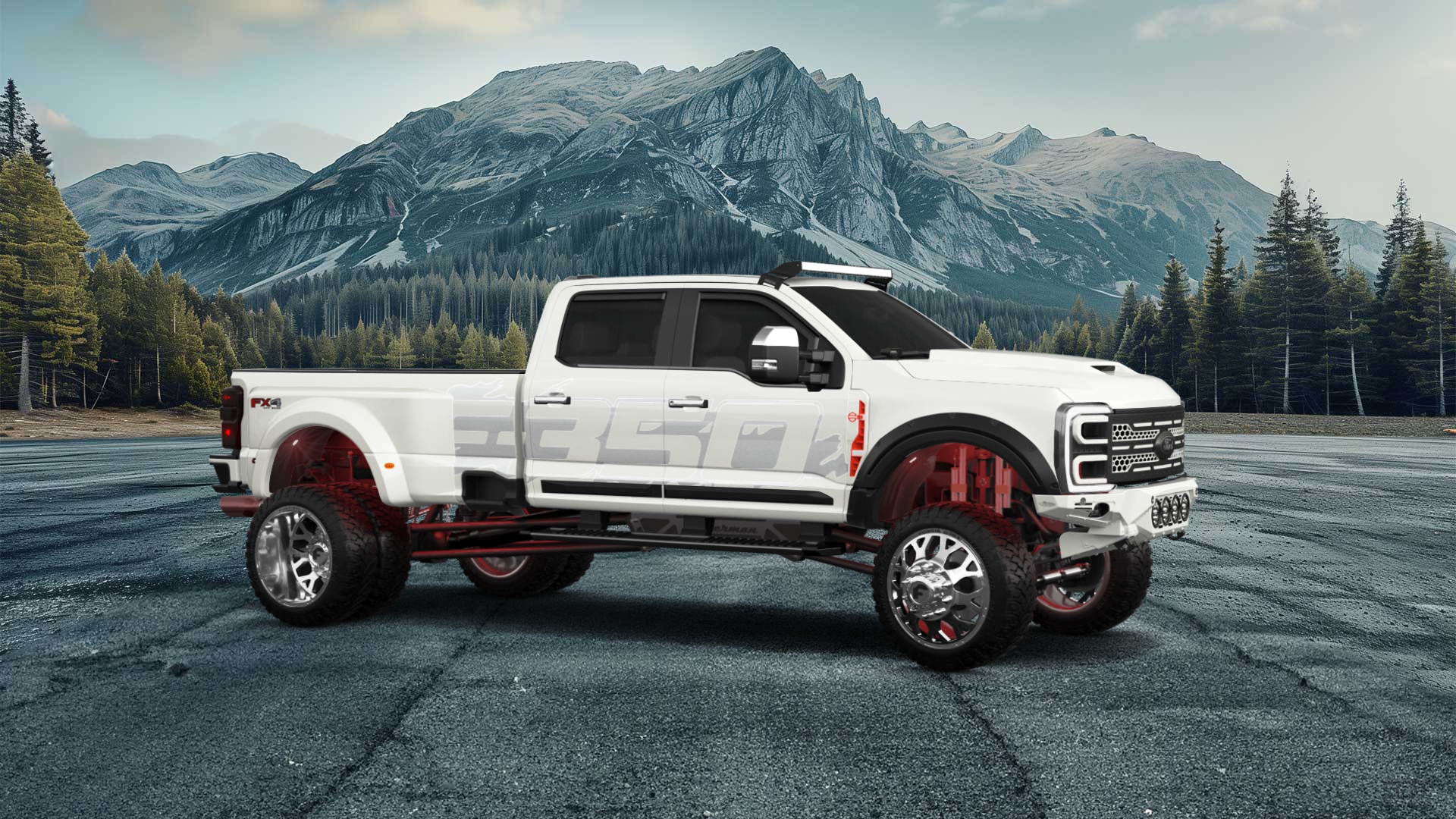 Ford F-350 DRW Crew Cab 4 Door pickup truck 2023 tuning