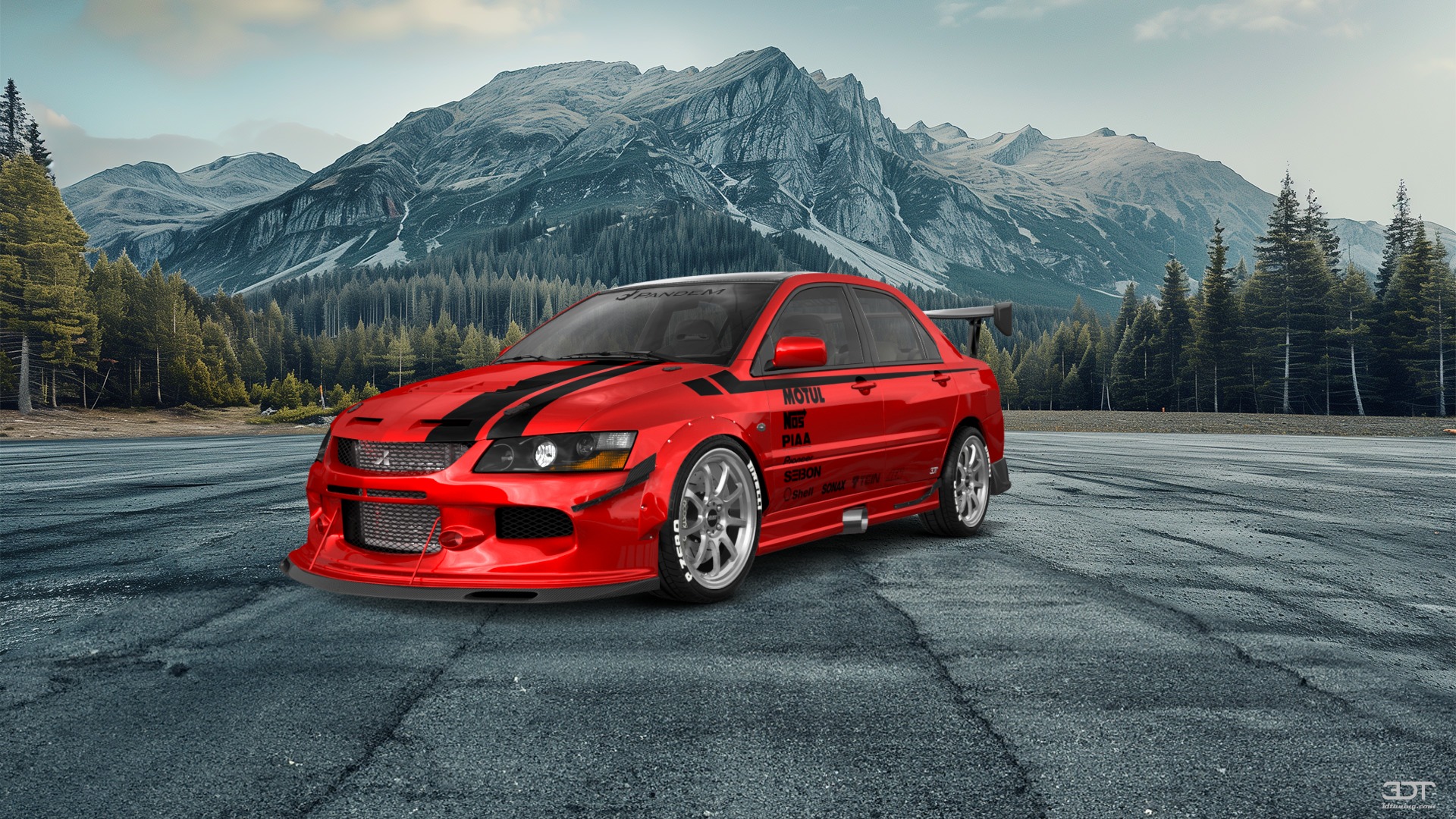 Tuning Mitsubishi Lancer Evo IX 4 Door Saloon 2005