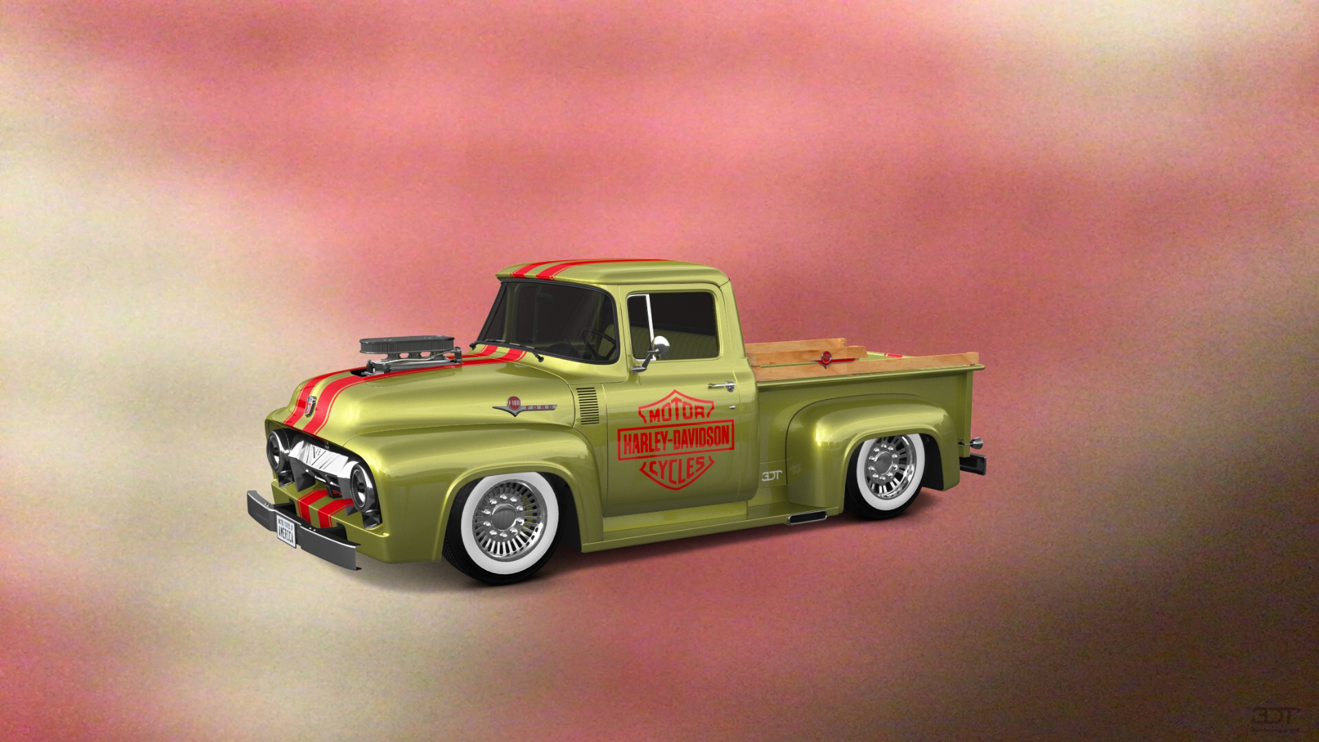 Ford F-100 2 Door truck 1956 tuning