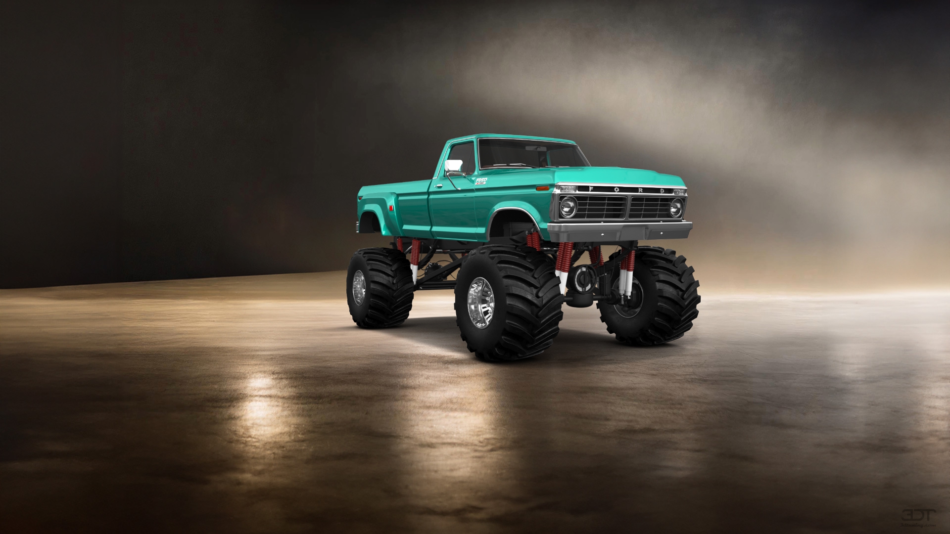 Ford F-350 Dually 2 Door pickup truck 1974 tuning