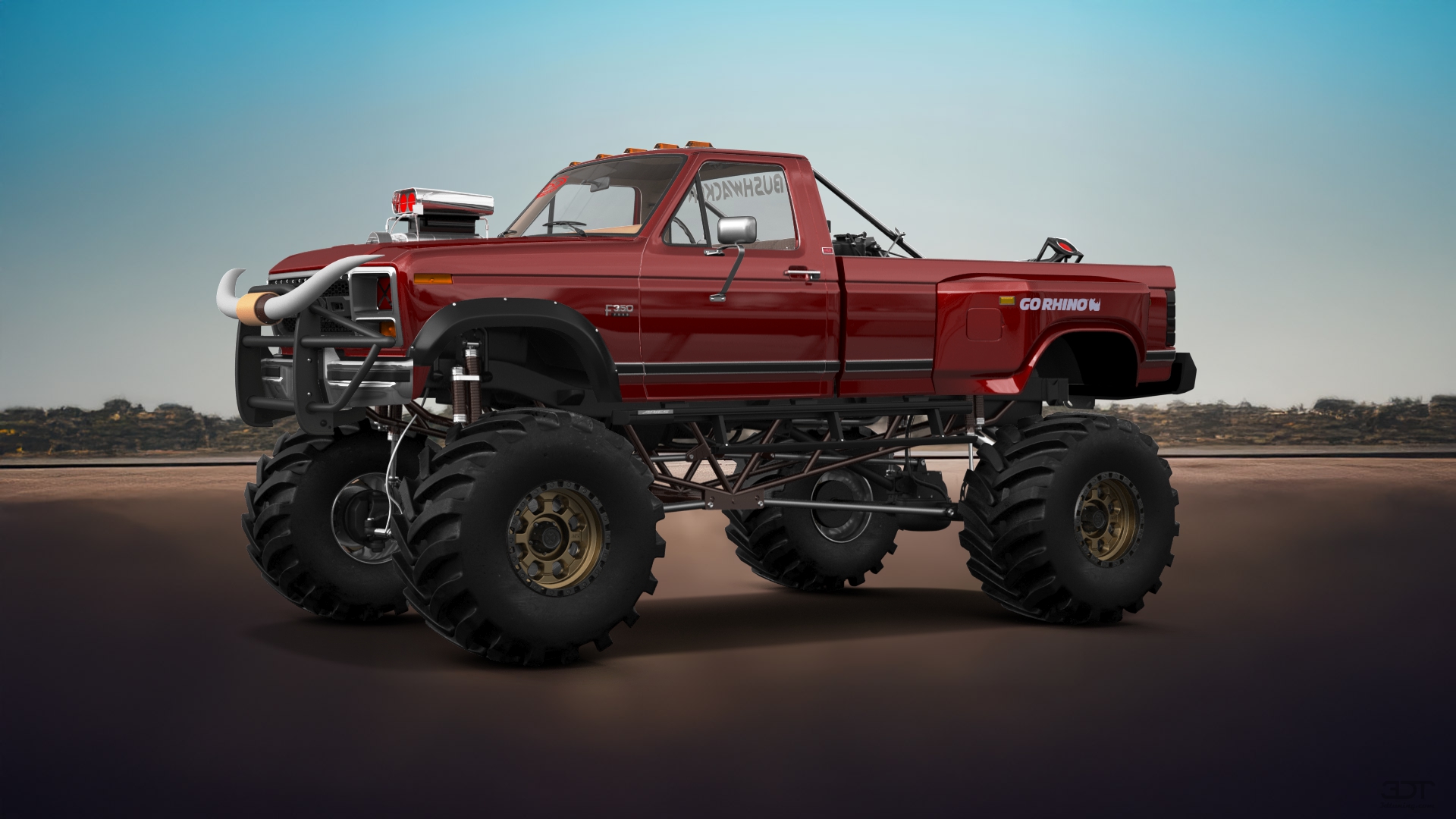 Ford F-350 Dually Regular Cab 2 Door pickup truck 1980 tuning