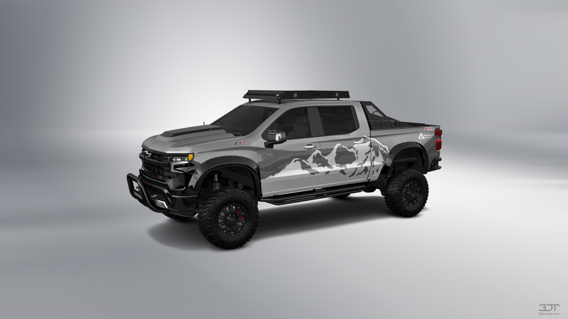 Chevrolet Silverado 1500 Crew Cab 5.8 ft box 4 Door pickup truck 2023 tuning