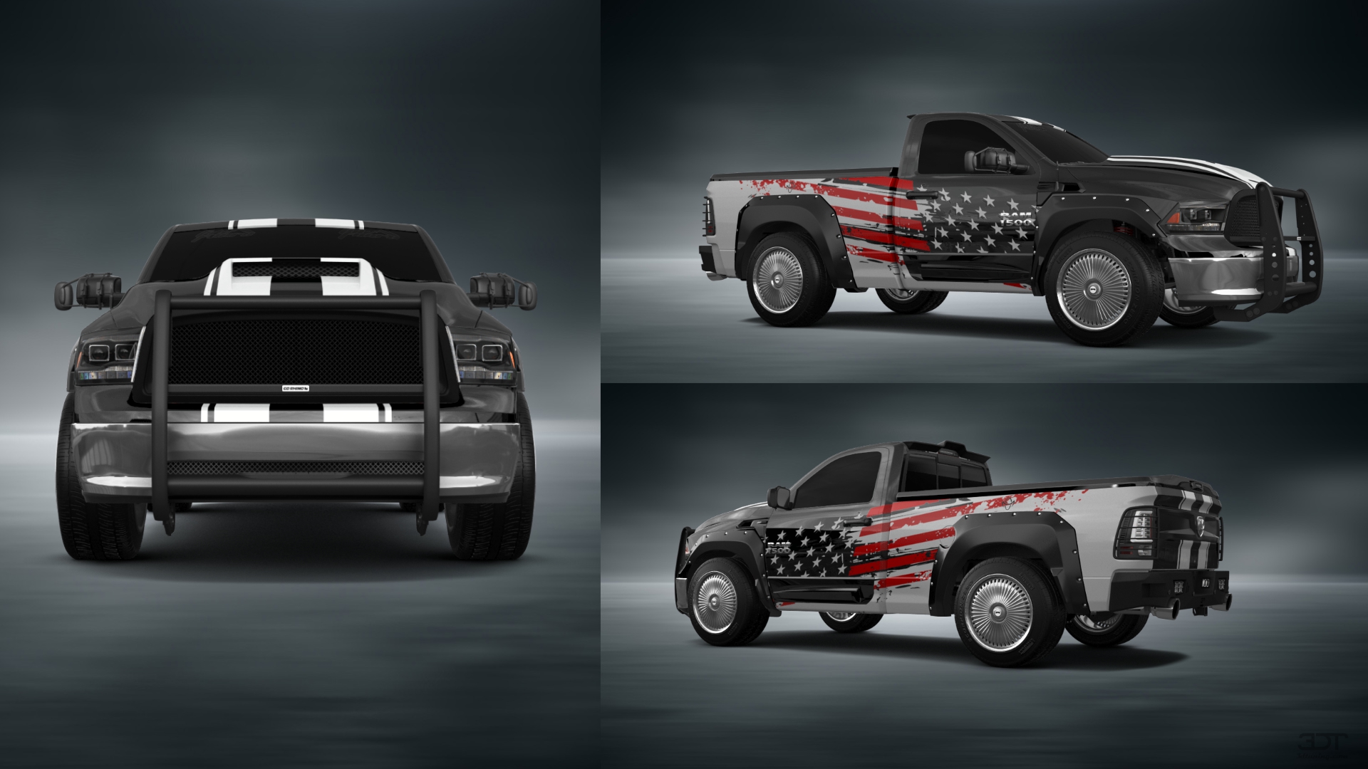 Dodge Ram 1500 6.4' box Regular Cab 2 Door pickup truck 2009 tuning