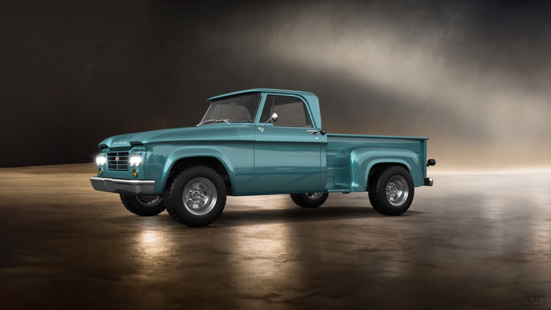 Dodge D-100 Stepside 2 Door pickup truck 1961