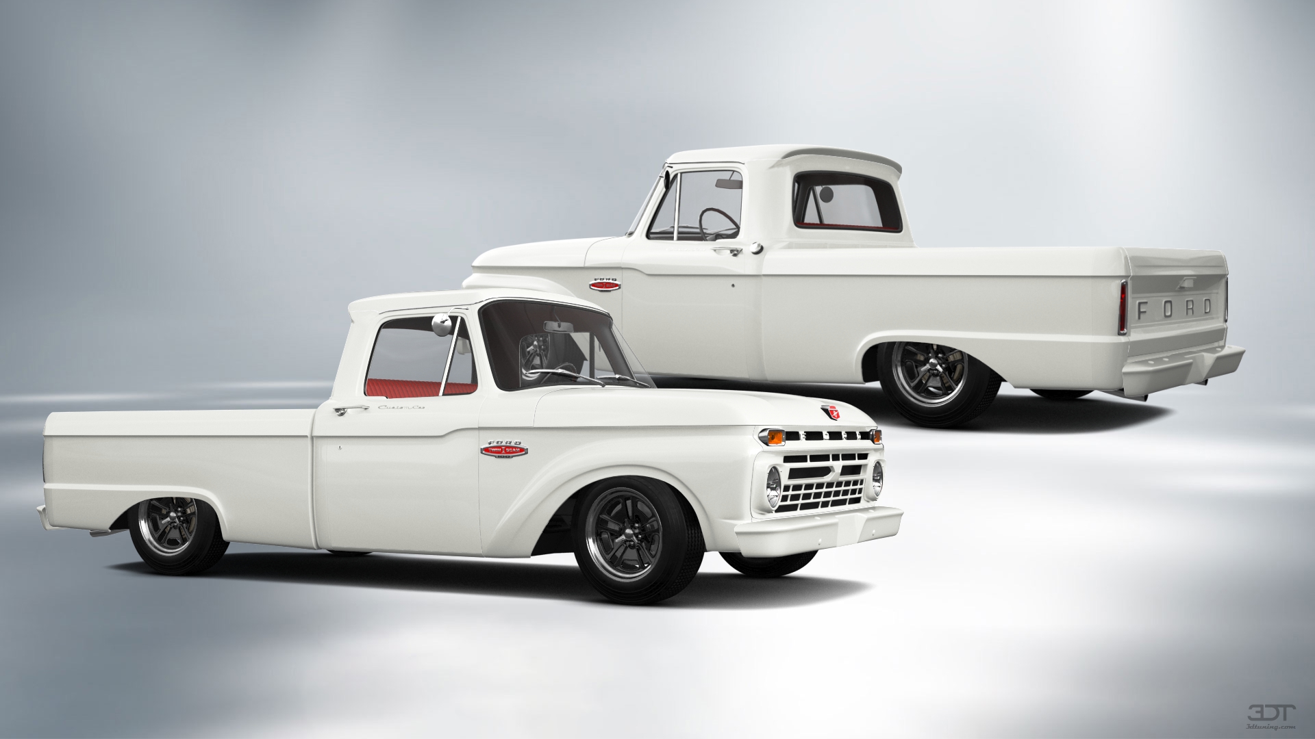 Ford F-100 Custom Cab 2 Door pickup truck 1966