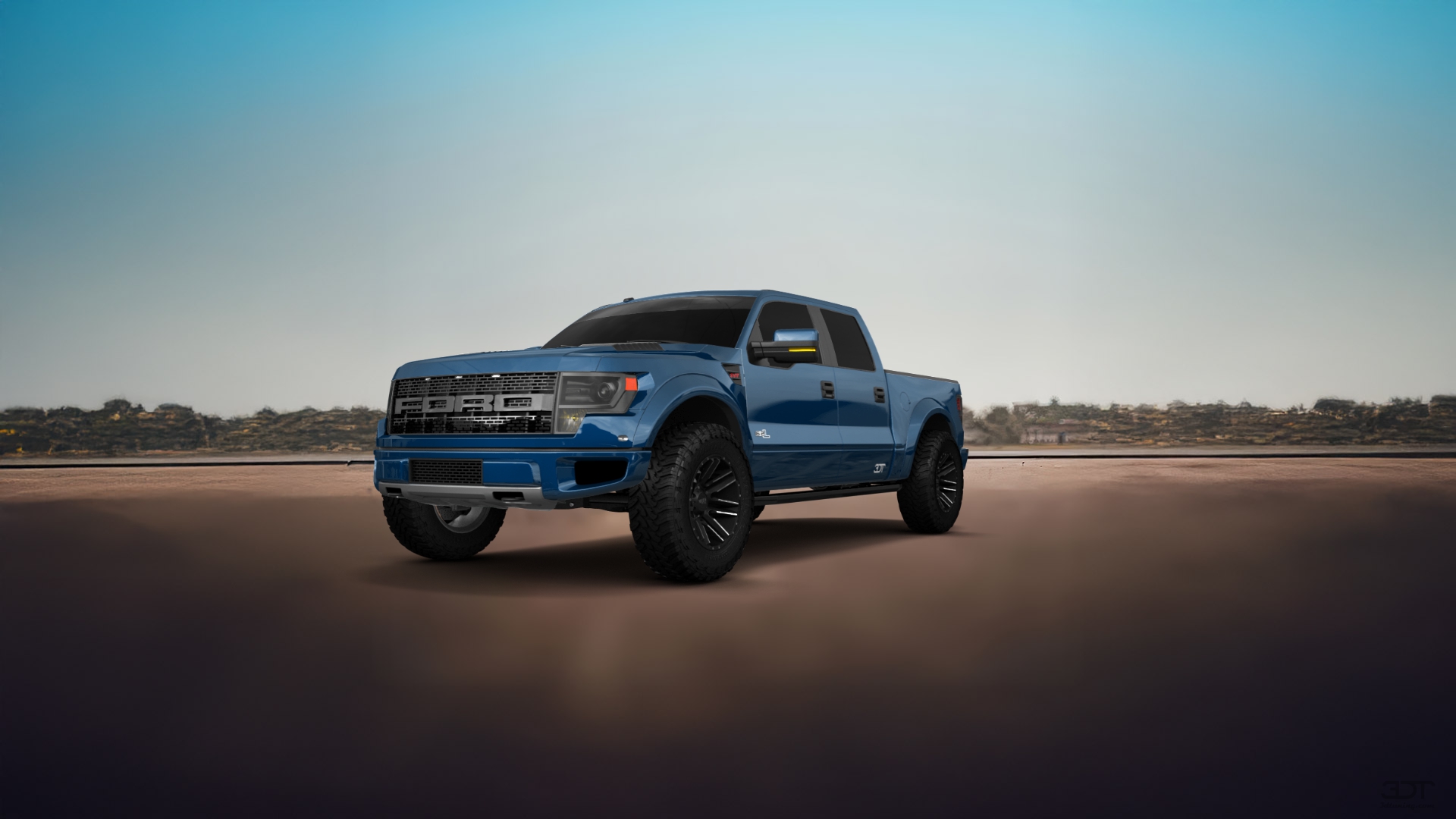Ford F-150 SVT Raptor 4 Door pickup truck 2013 tuning