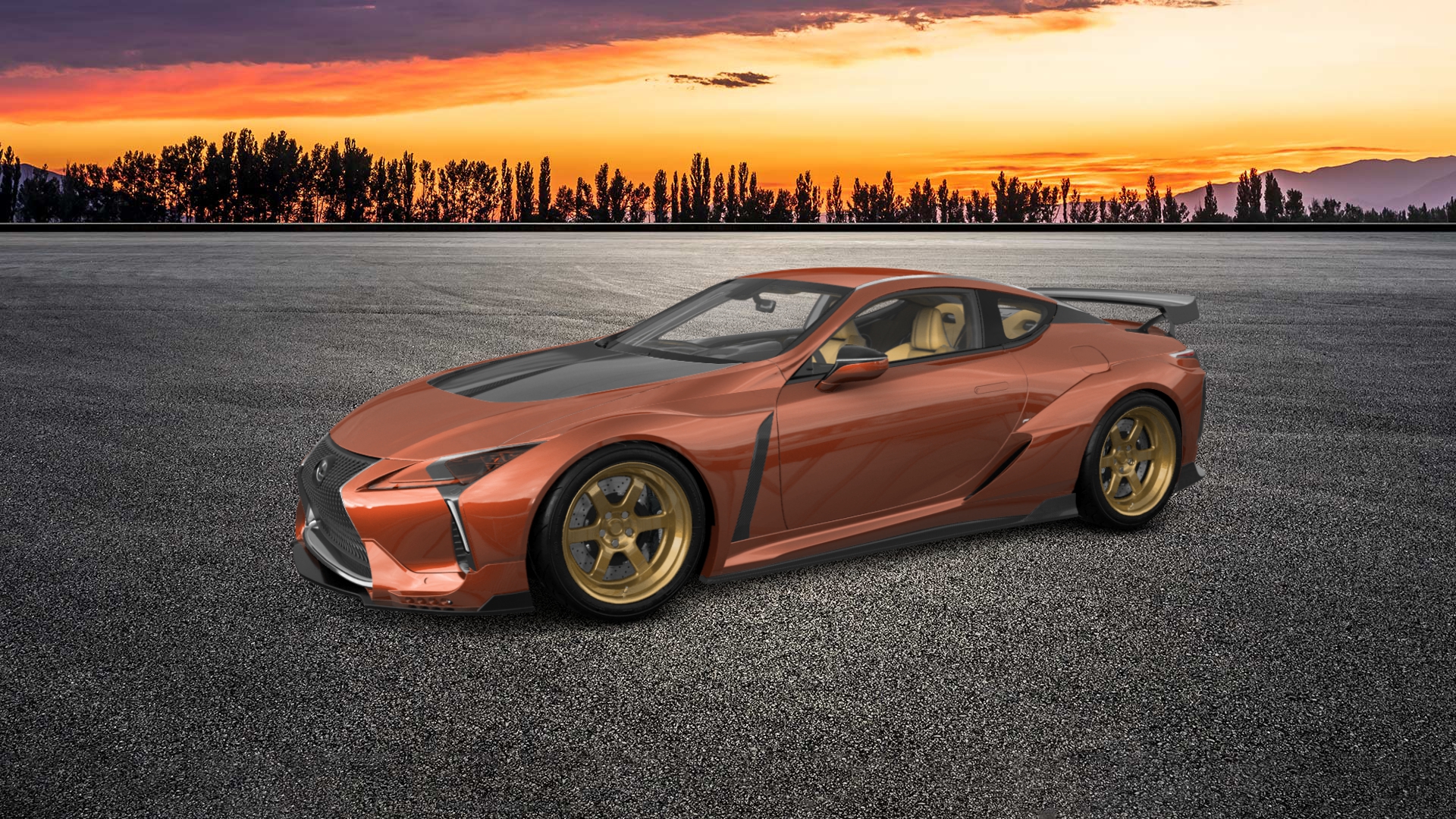 Lexus LC500 2 door fastback coupe 2017
