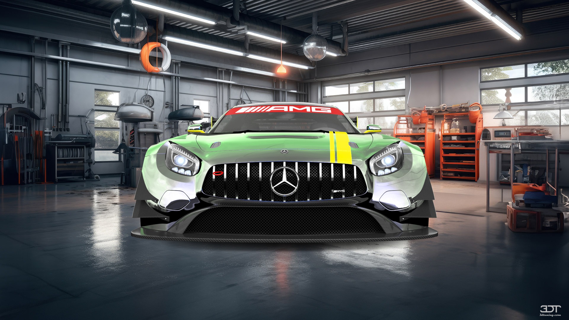 Mercedes AMG GT 2 door fastback coupe 2015