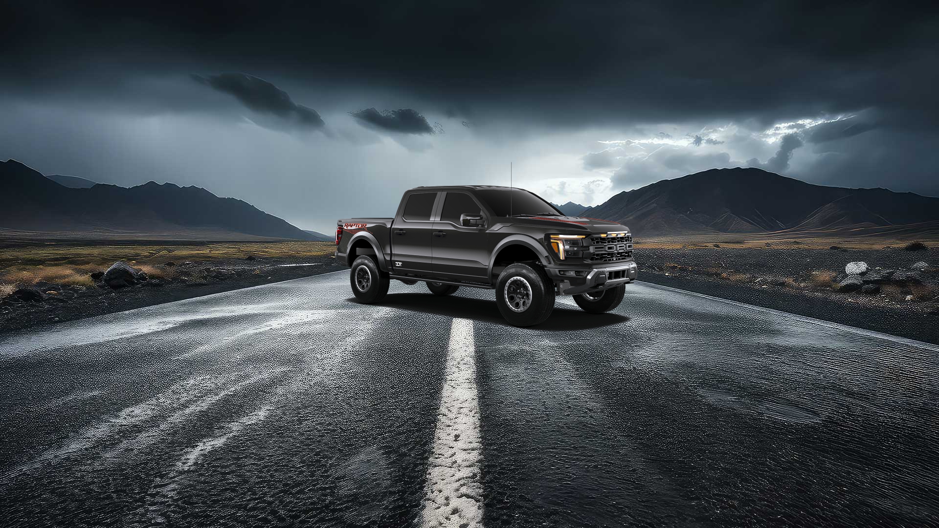 Ford F-150 Raptor 4 Door pickup truck 2024 tuning