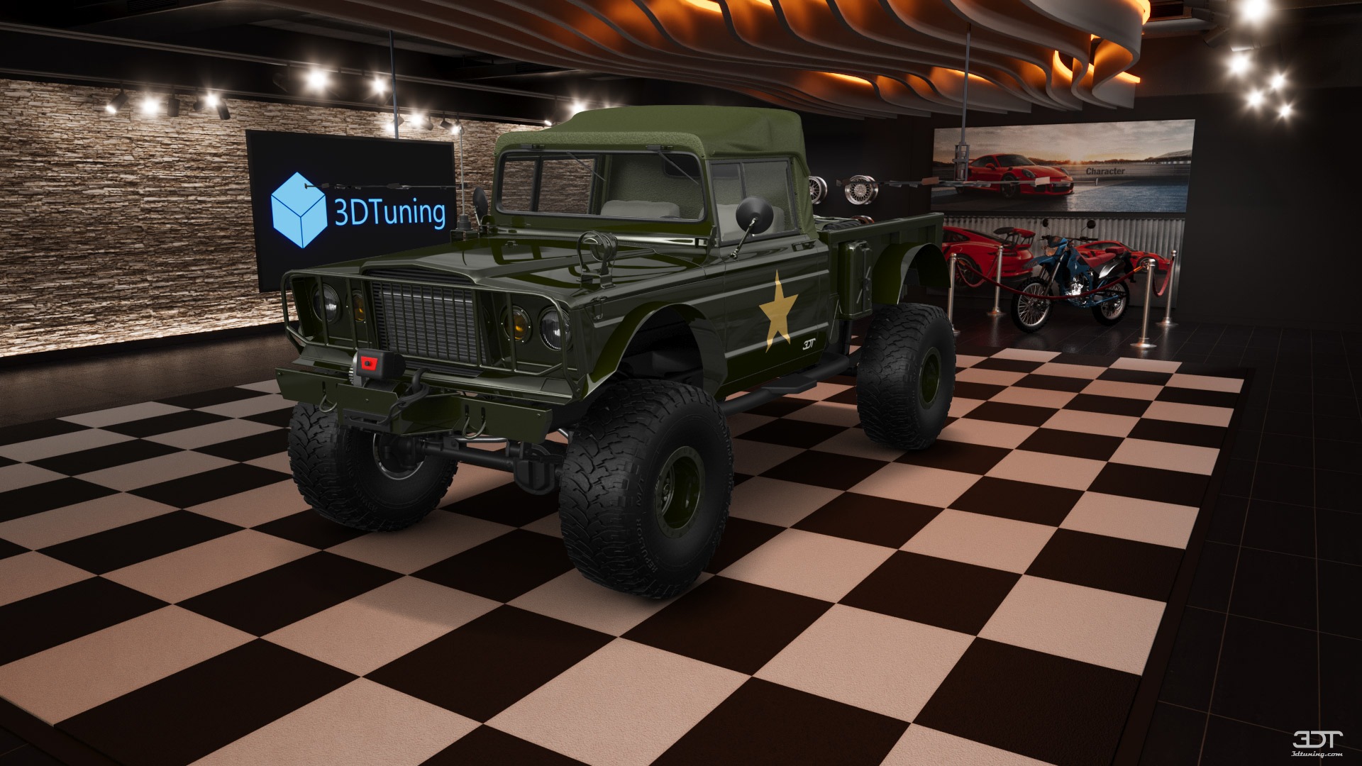 Jeep Kaiser M715 2 Door pickup truck 1968