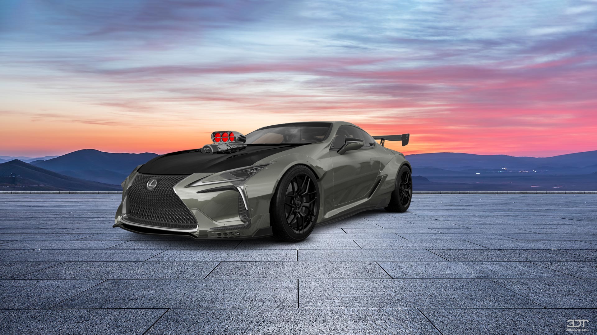 Lexus LC500 2 door fastback coupe 2017 tuning