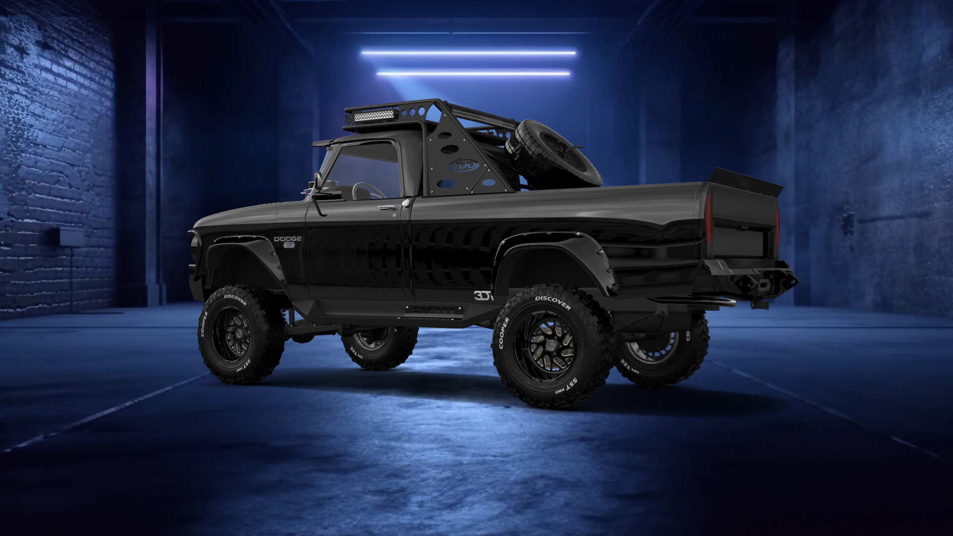 Dodge Power Wagon W200 2 Door pickup truck 1966 tuning