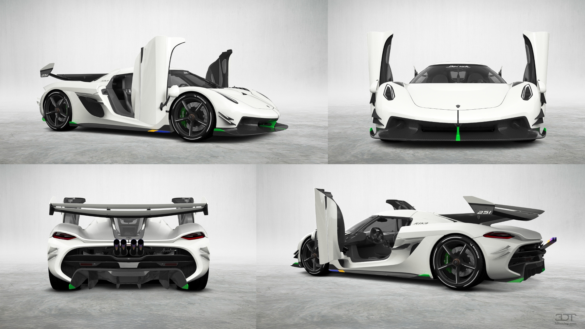 Koenigsegg Jesko 2 door targa top 2020