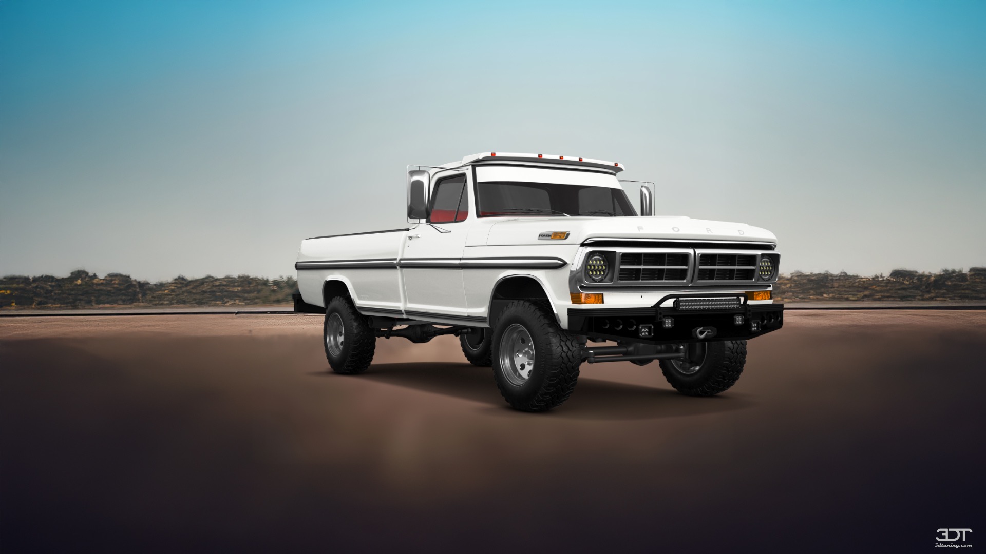 Ford F-250 2 Door pickup truck 1971 tuning