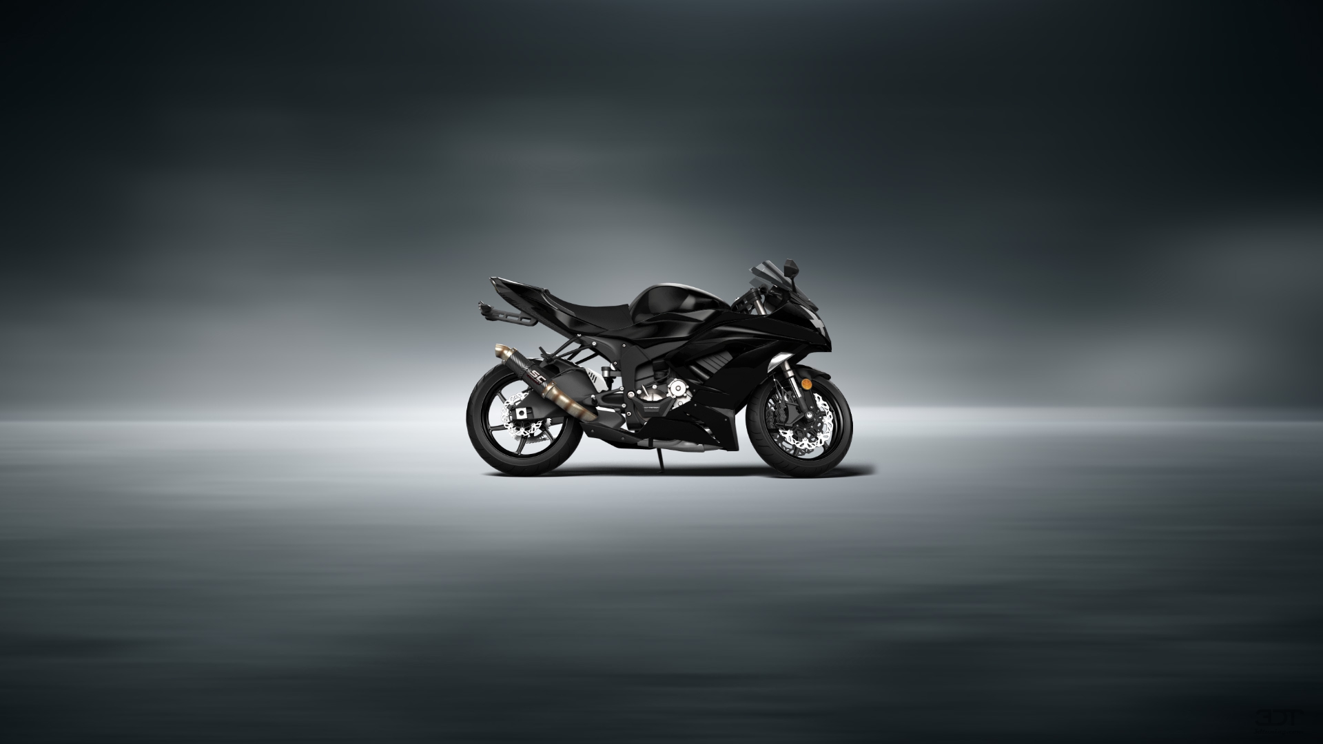 Kawasaki Ninja ZX 6R Sport Bike 2015 tuning