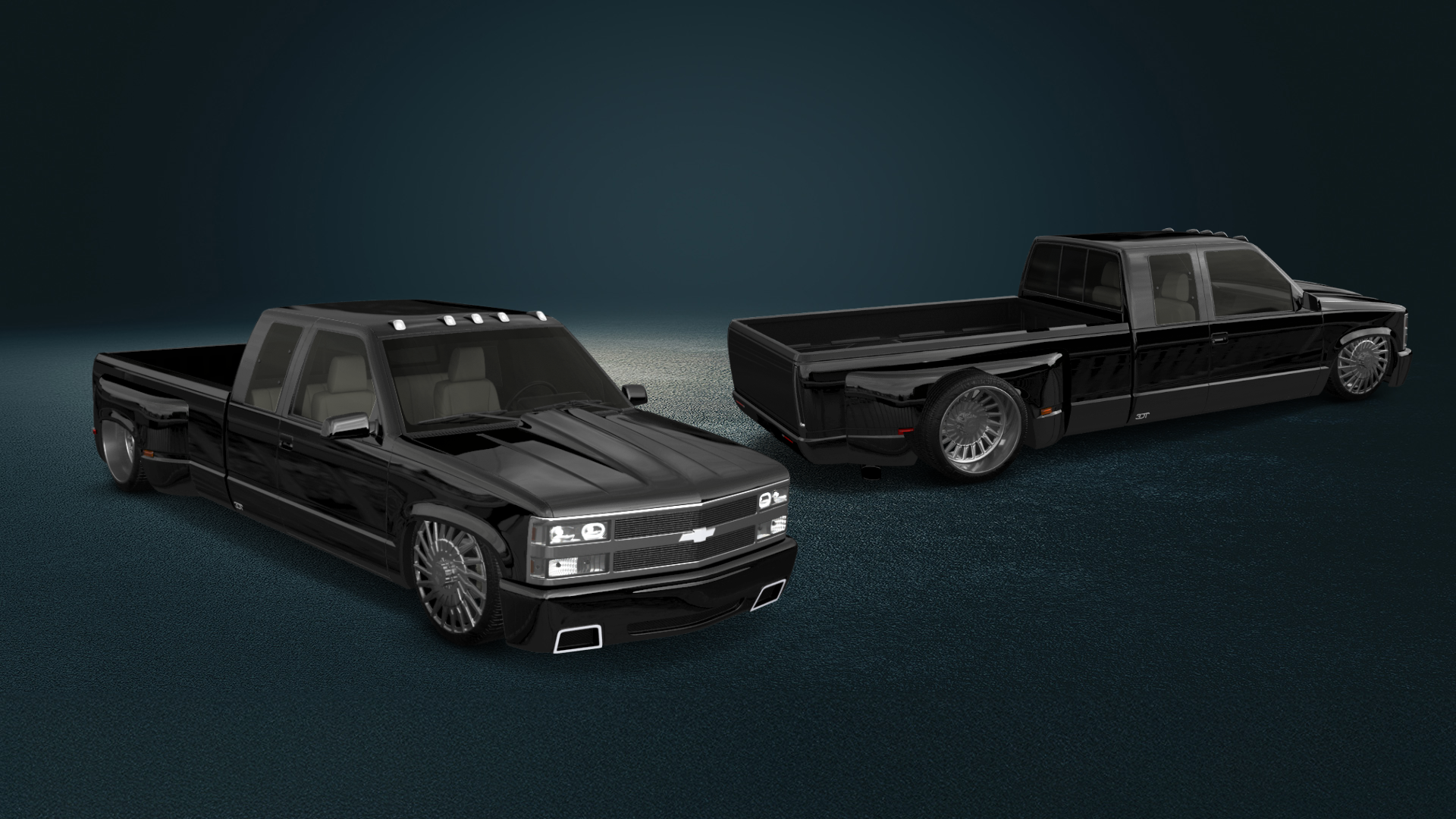Chevrolet K3500 Extended Cab Pickup Truck 1988