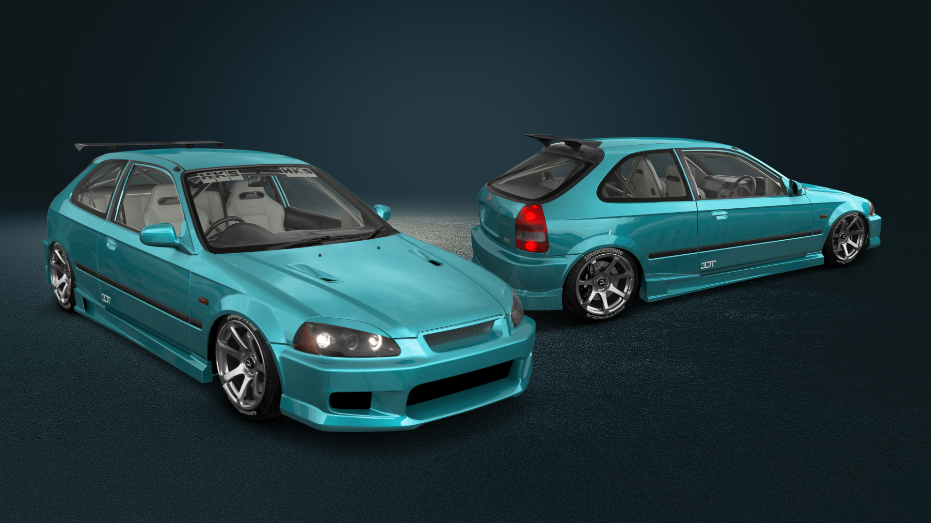 Honda Civic 3 Door Hatchback 1997 tuning