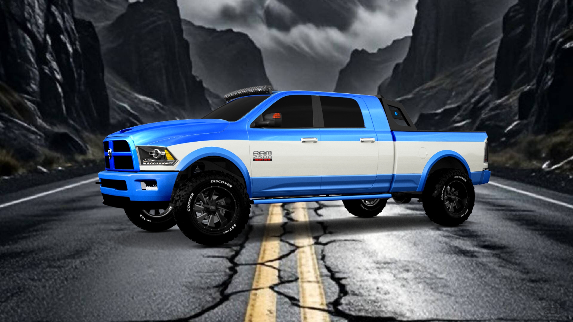 Dodge Ram 2500 Mega Cab 6.4 ft box 4 Door pickup truck 2010 tuning