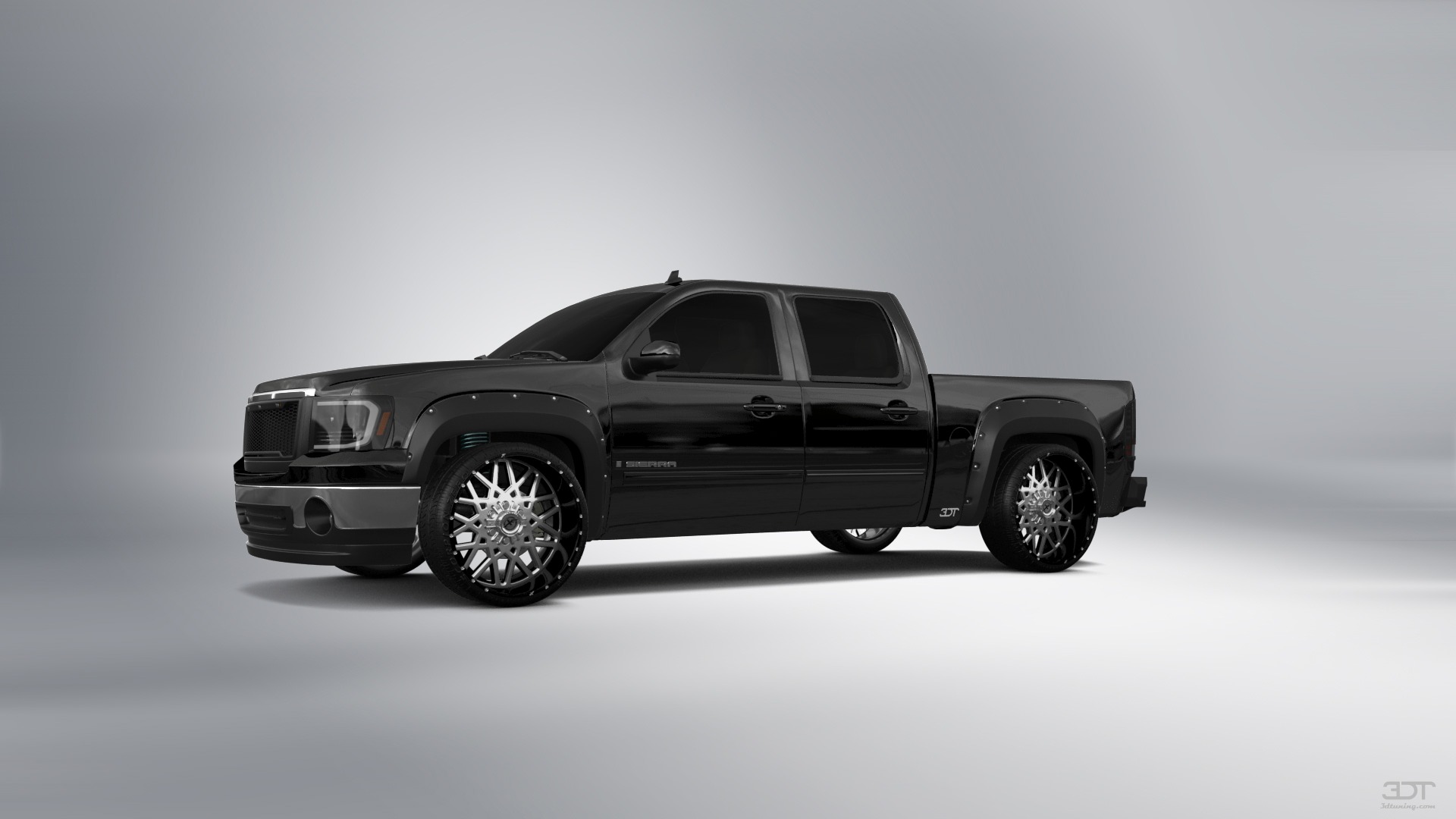Tuning GMC Sierra 1500 Crew Cab 5.8 ft box 4 Door pickup truck 2007